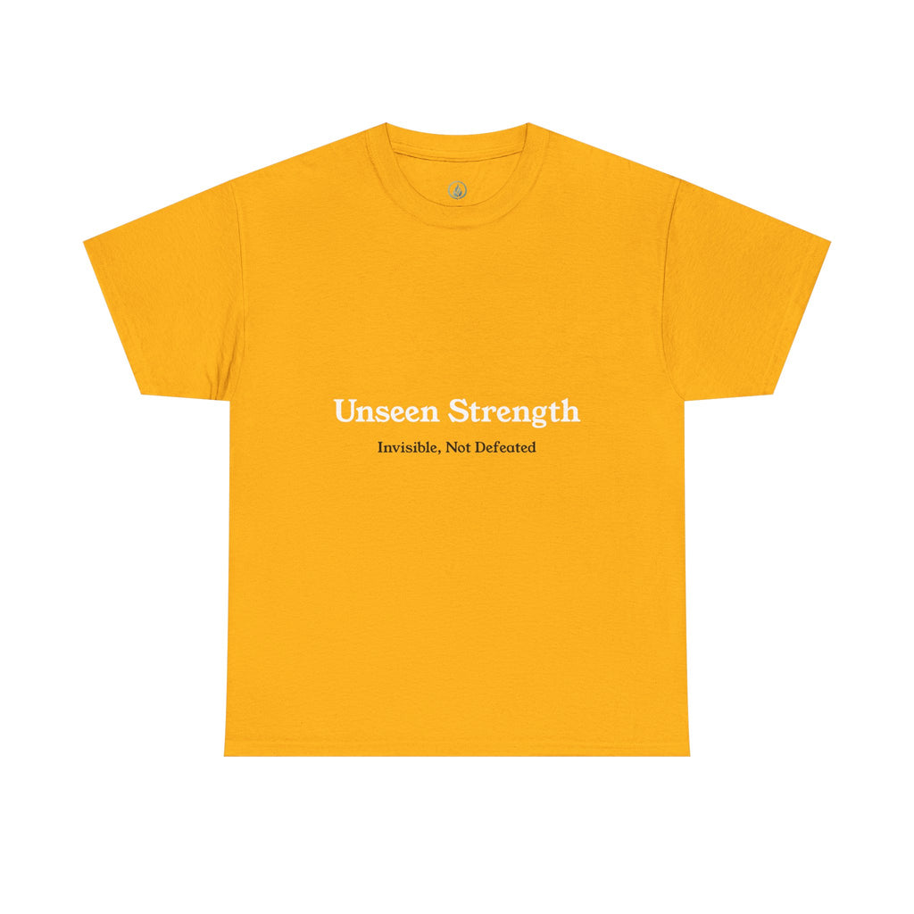 Invisible, Not Defeated Tee — Unseen Strength Co