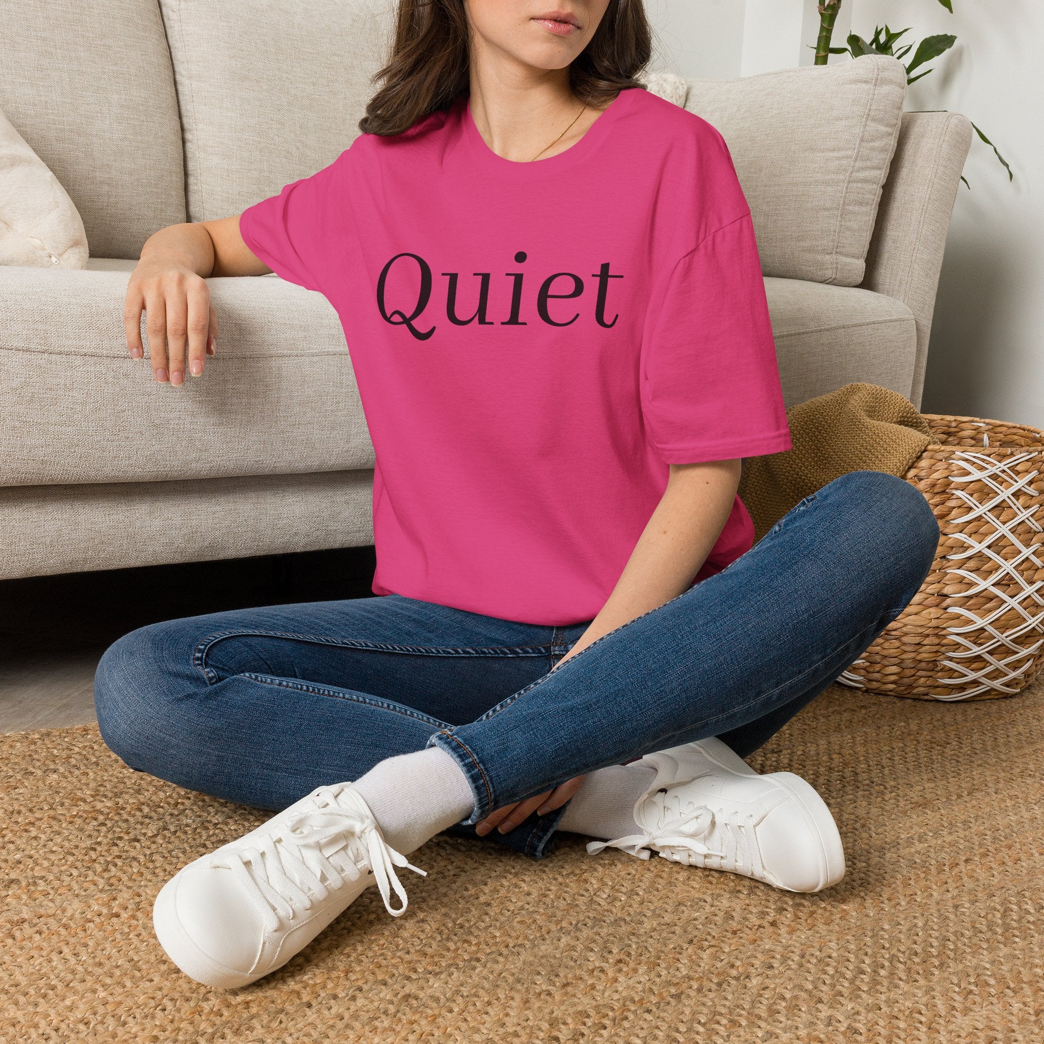 Quiet / Strength Tee — Unseen Strength Co