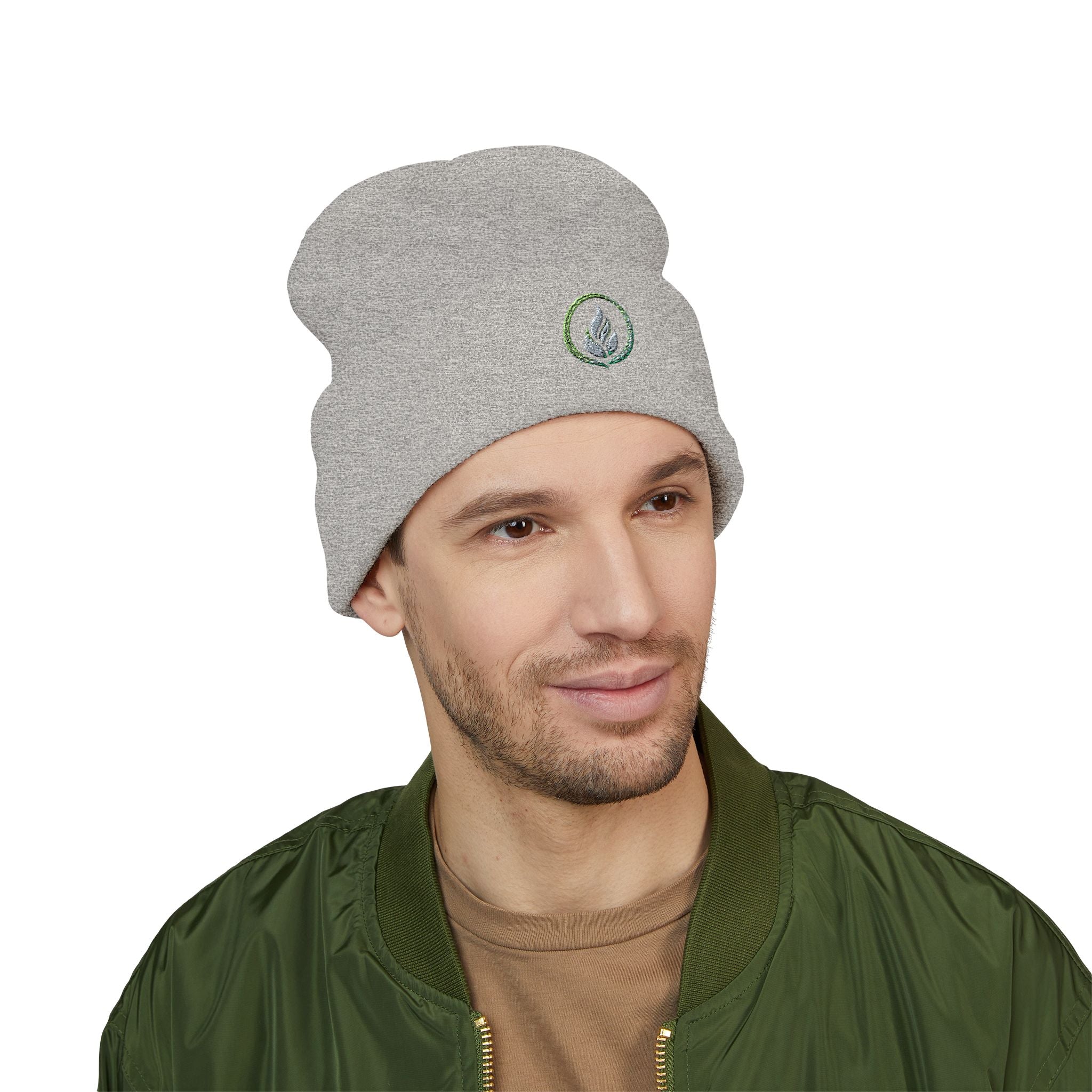 Unseen Strength Co Logo Beanie — Embroidered Flame Emblem