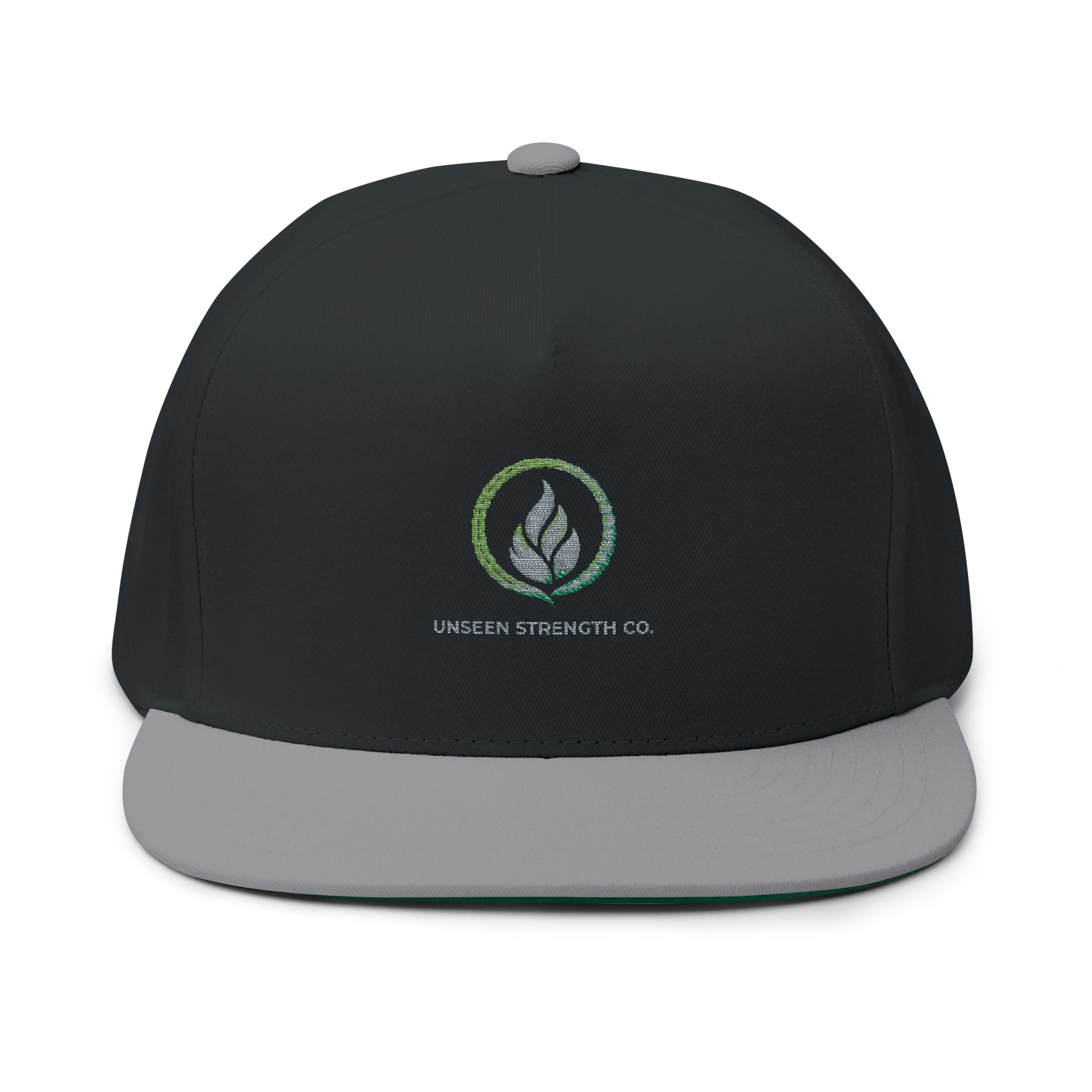 Unseen Strength Co Logo Flat Brim Cap