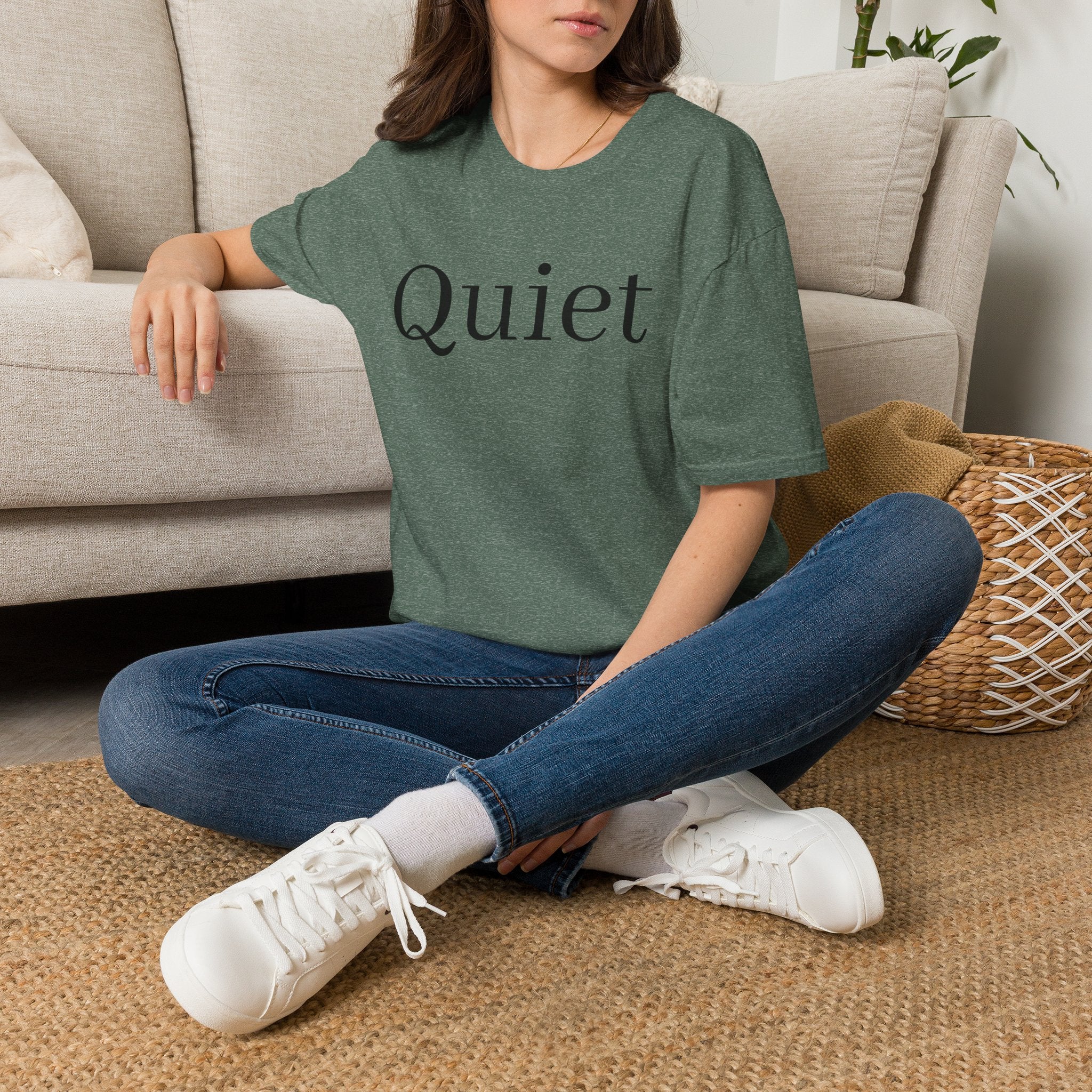 Quiet / Strength Tee — Unseen Strength Co