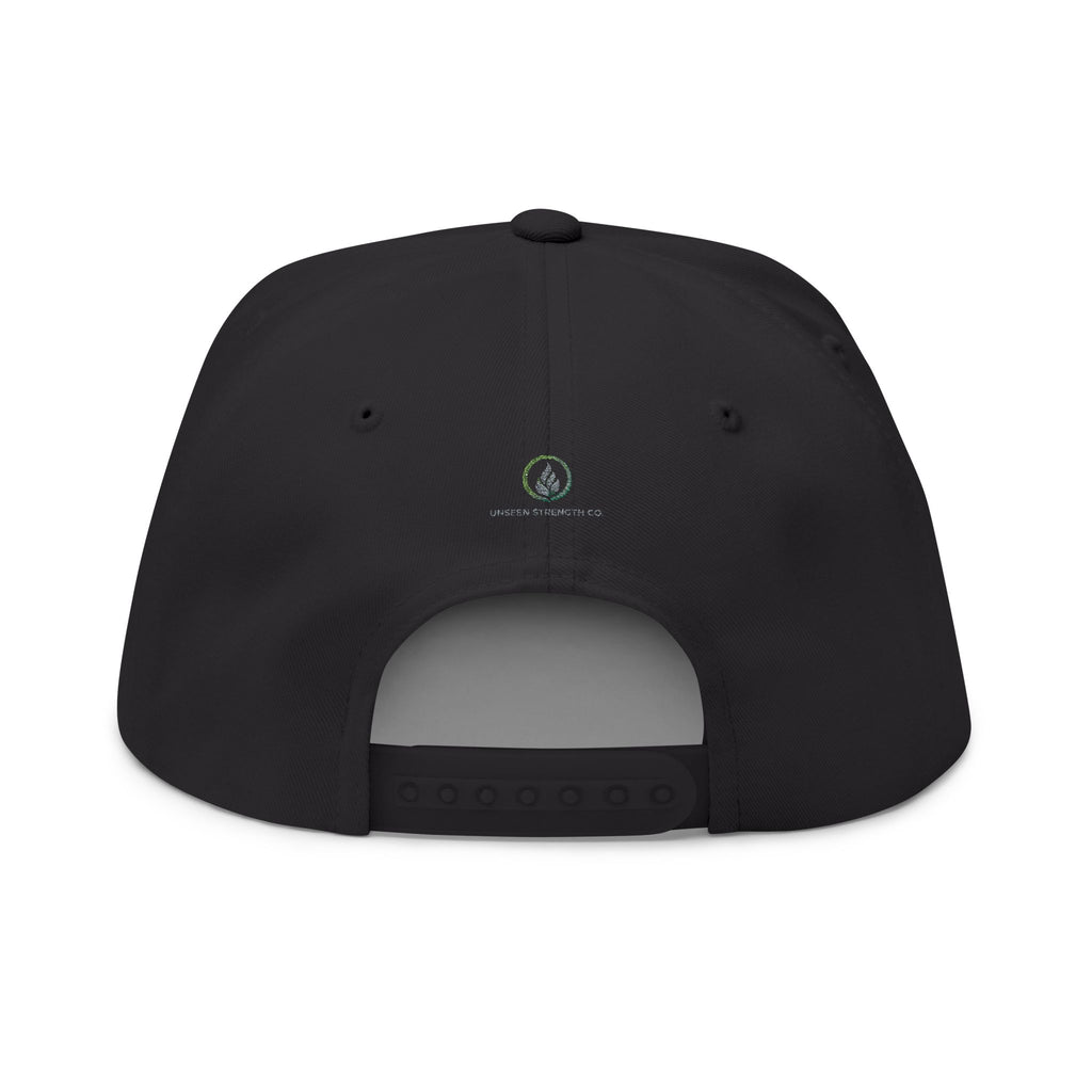 Quiet / Strength Flat Bill Cap — Unseen Strength Co