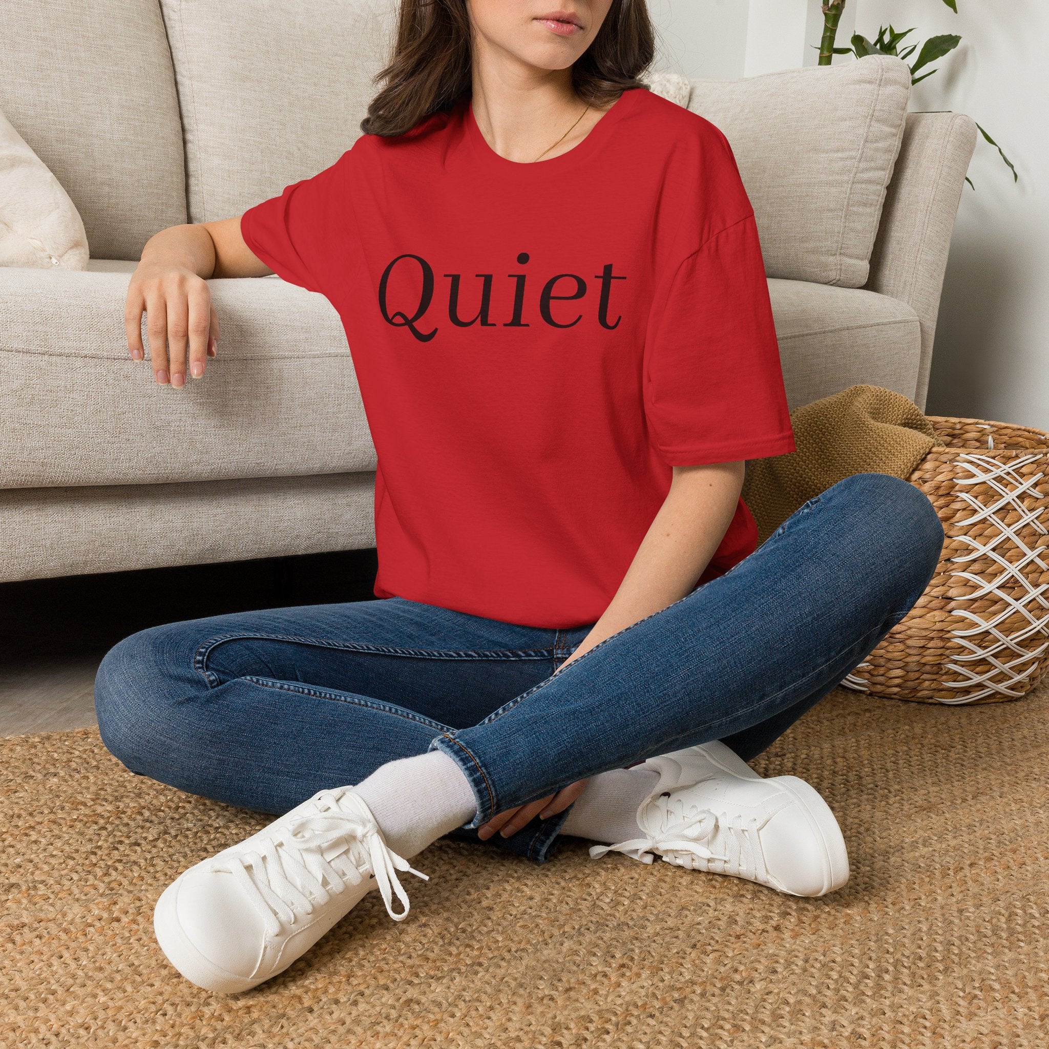 Quiet / Strength Tee — Unseen Strength Co