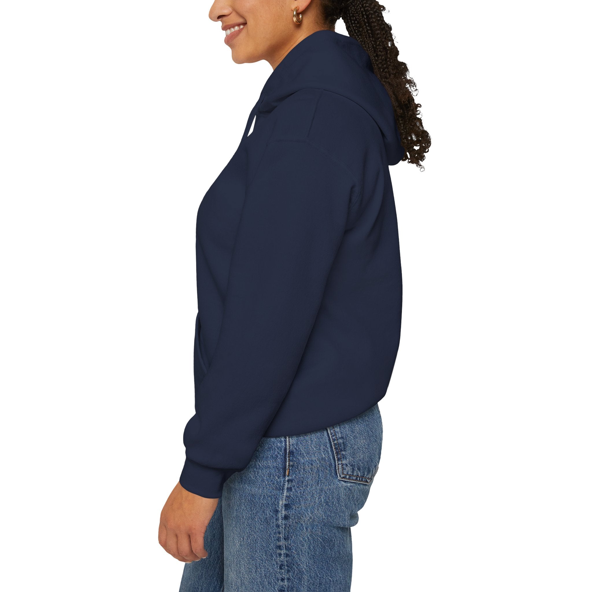 Health Symbol Hoodie – Minimal Pastel Cross & Leaf Wellness Graphic Hoodie