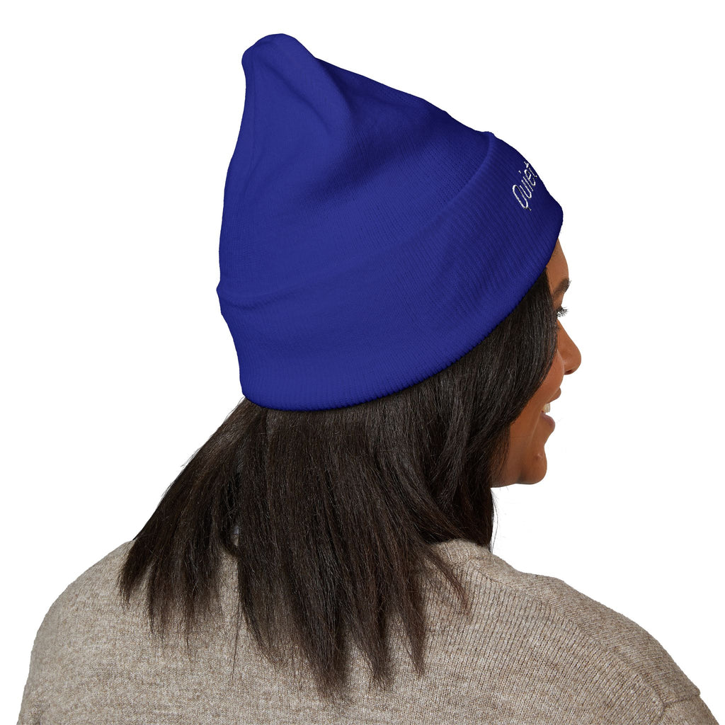 Quiet Strength Embroidered Cuffed Beanie