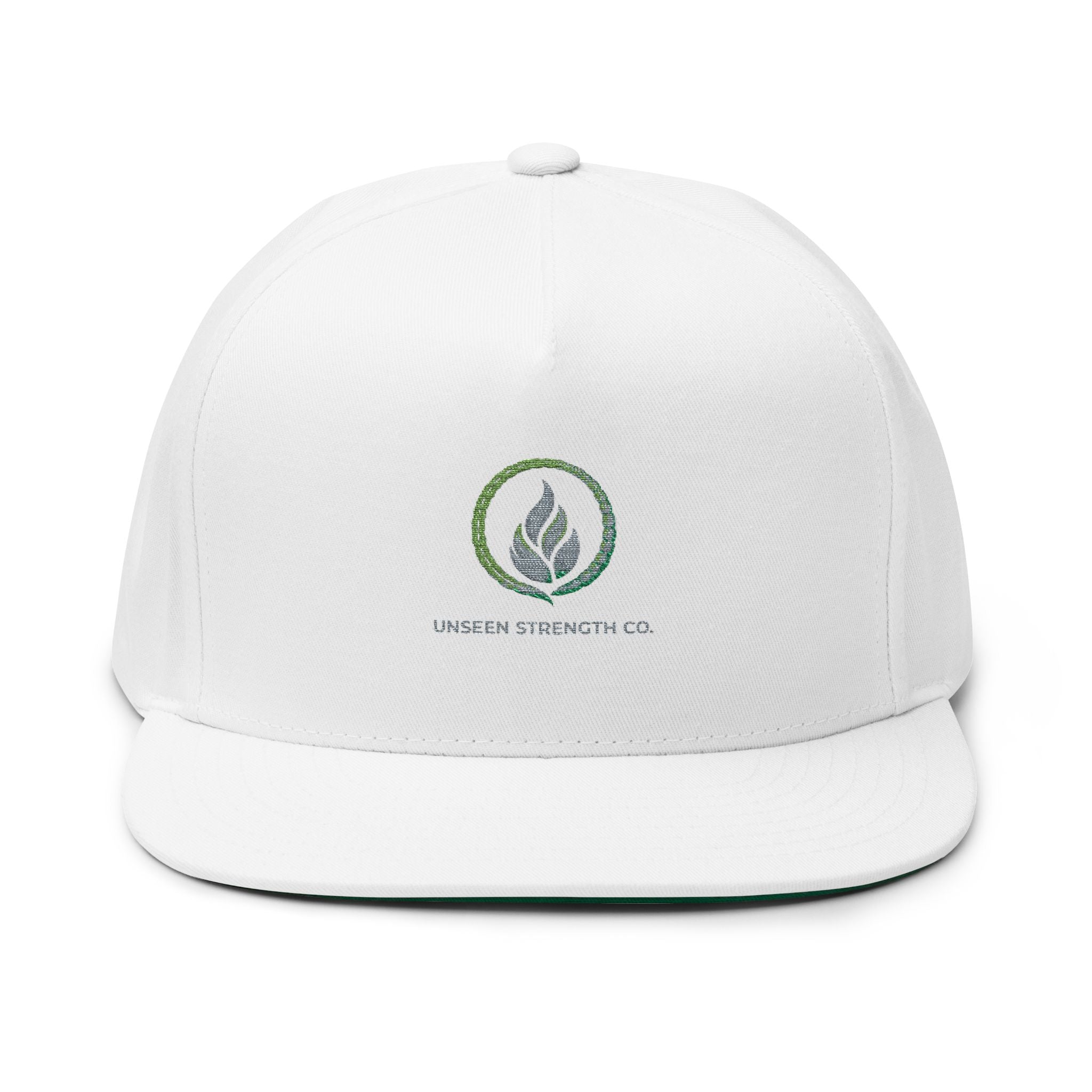 Unseen Strength Co Logo Flat Brim Cap