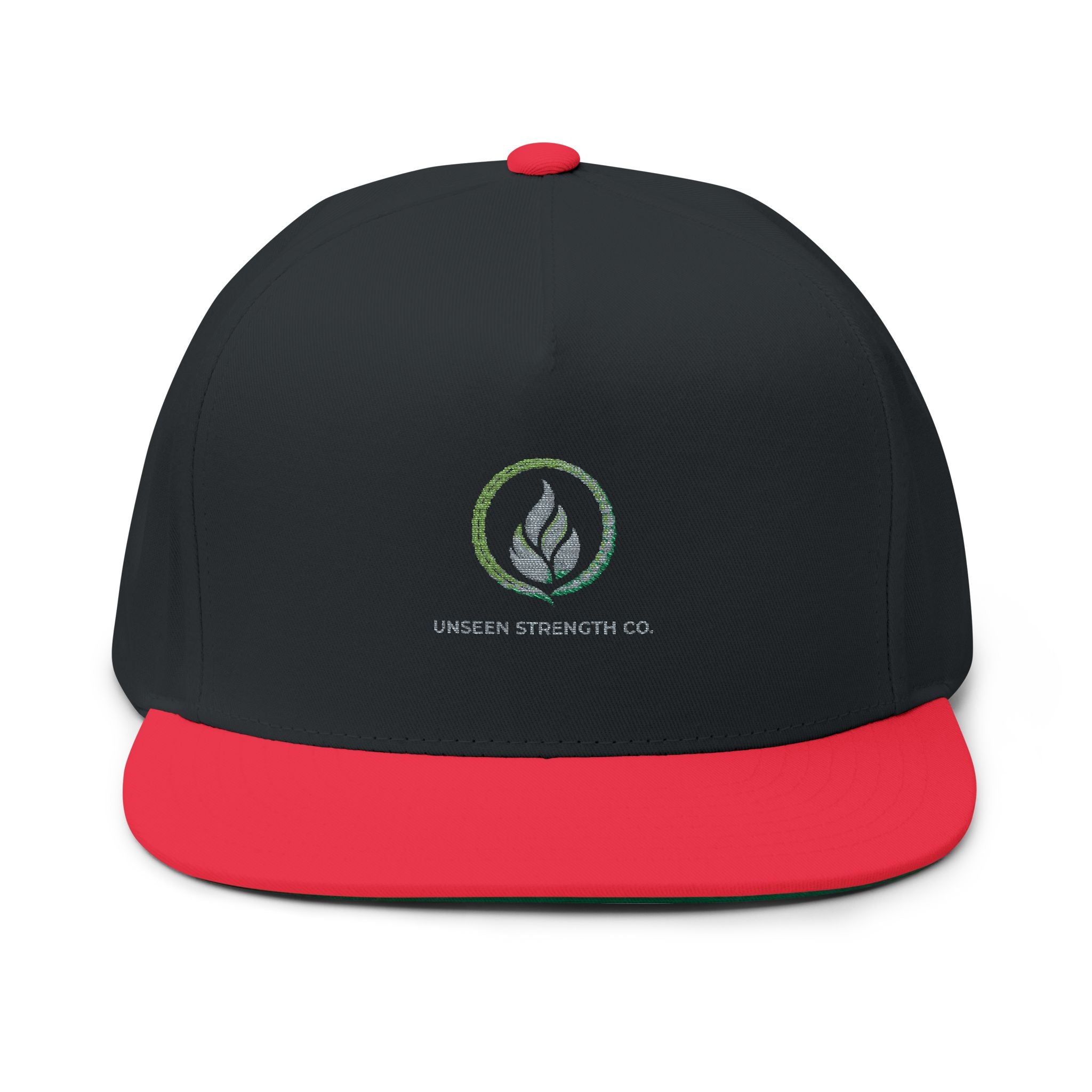 Unseen Strength Co Logo Flat Brim Cap