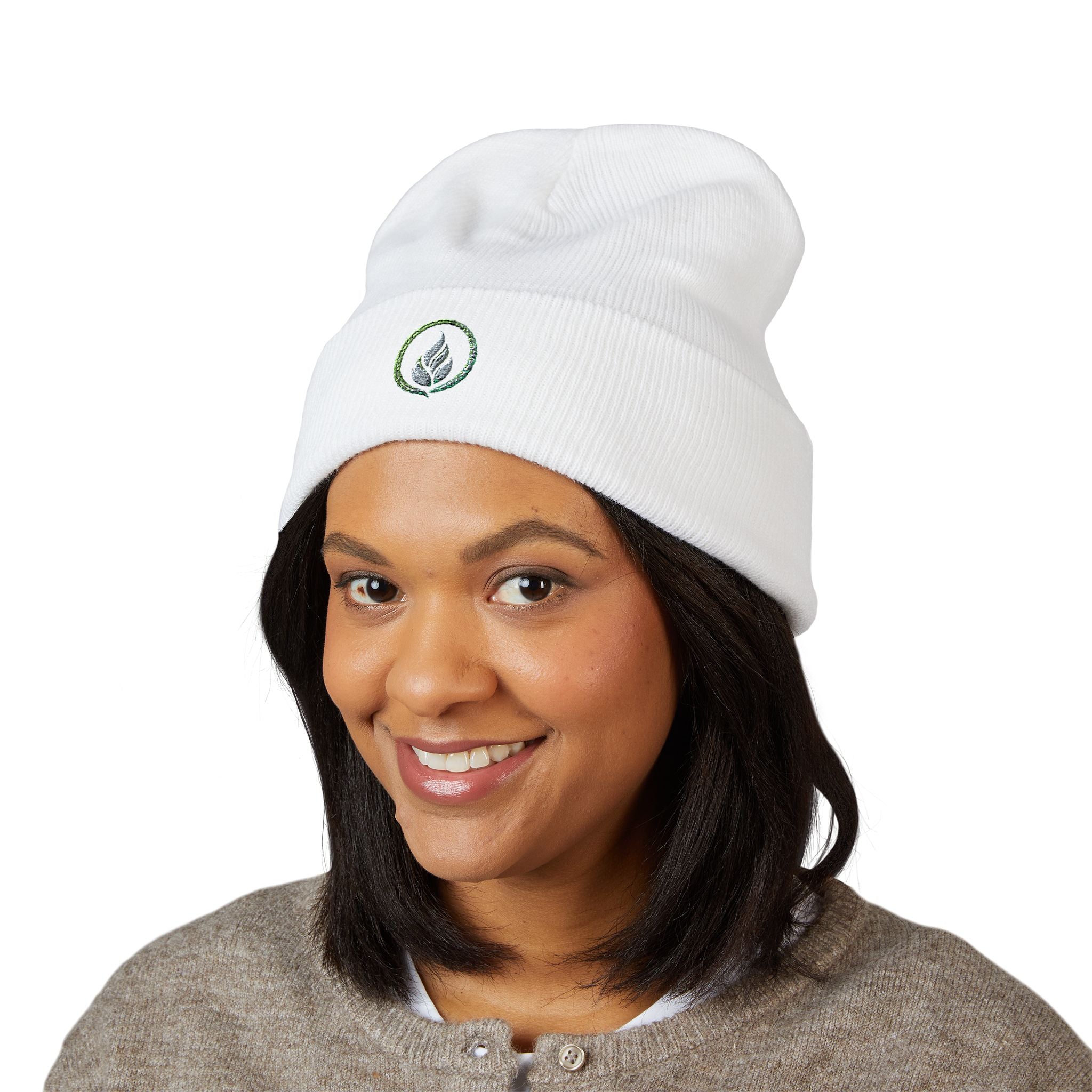Unseen Strength Co Logo Beanie — Embroidered Flame Emblem