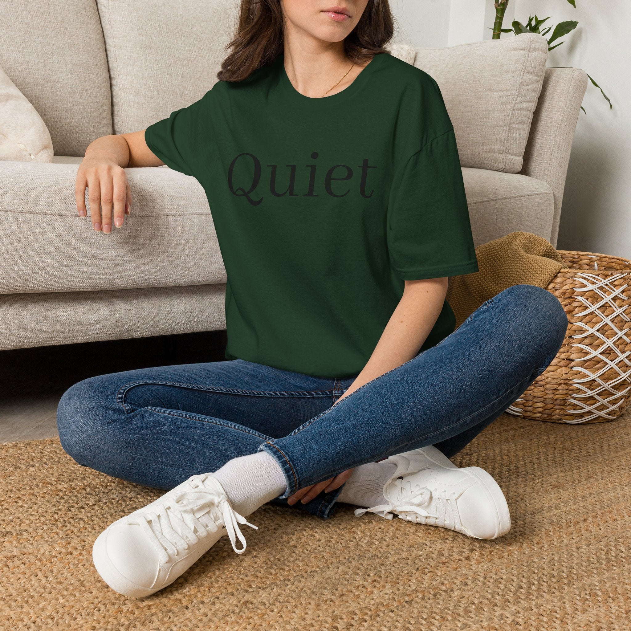 Quiet / Strength Tee — Unseen Strength Co