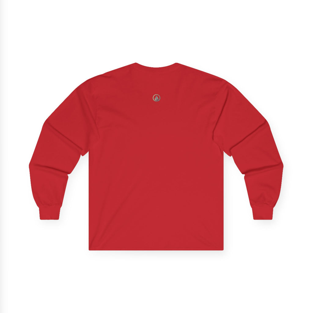 Invisible Not Defeated Long Sleeve Tee — Awareness Strength Graphic