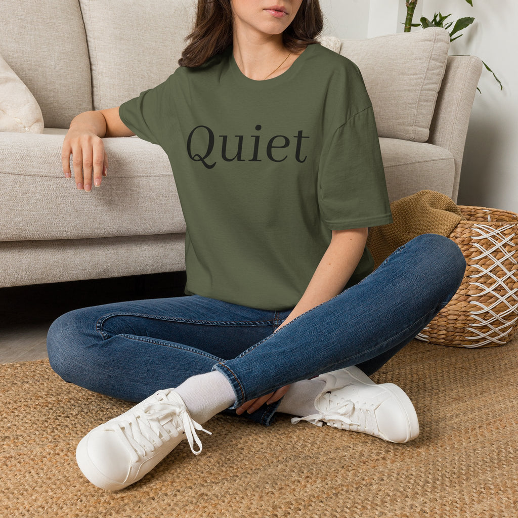 Quiet / Strength Tee — Unseen Strength Co