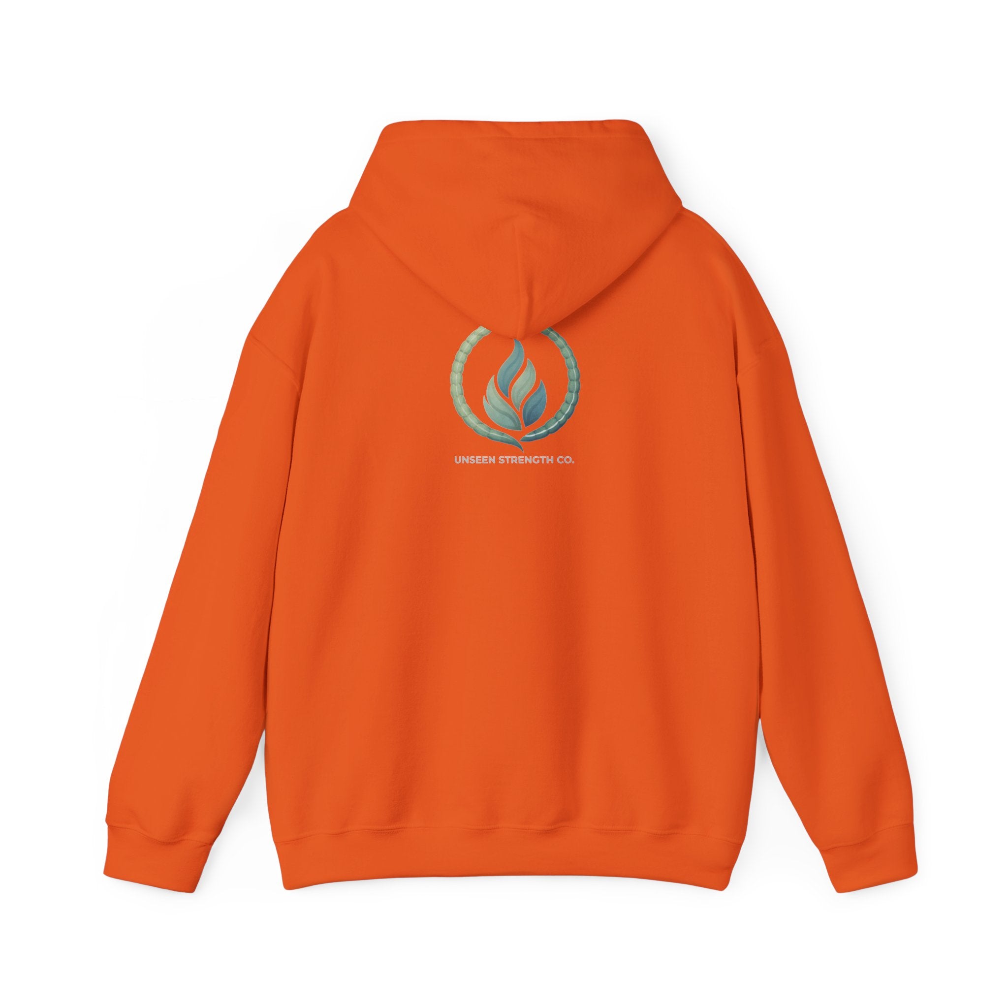 Health Symbol Hoodie – Minimal Pastel Cross & Leaf Wellness Graphic Hoodie