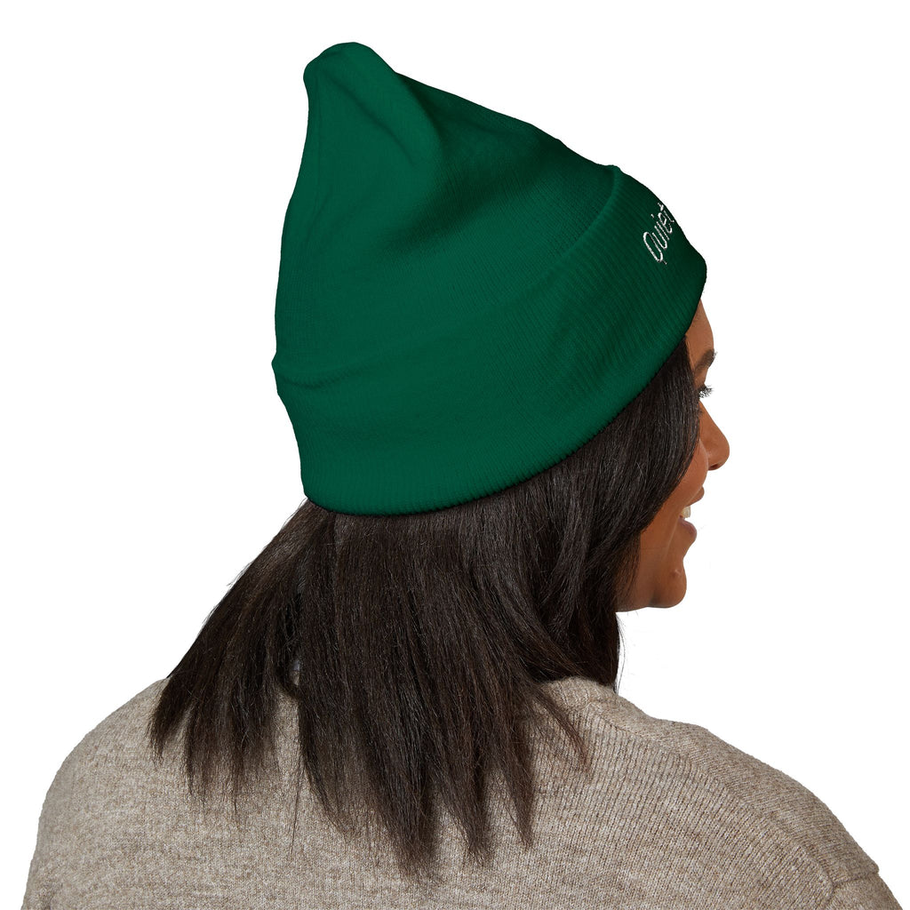 Quiet Strength Embroidered Cuffed Beanie