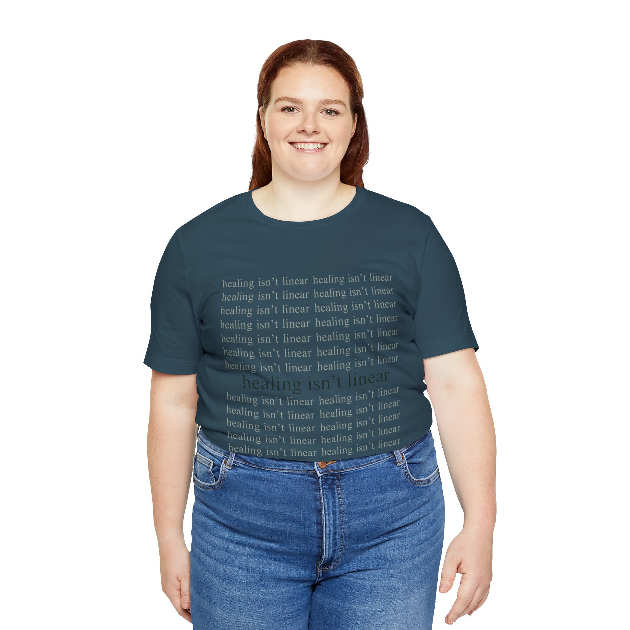 Healing Isn't Linear Tee — Unseen Strength Co