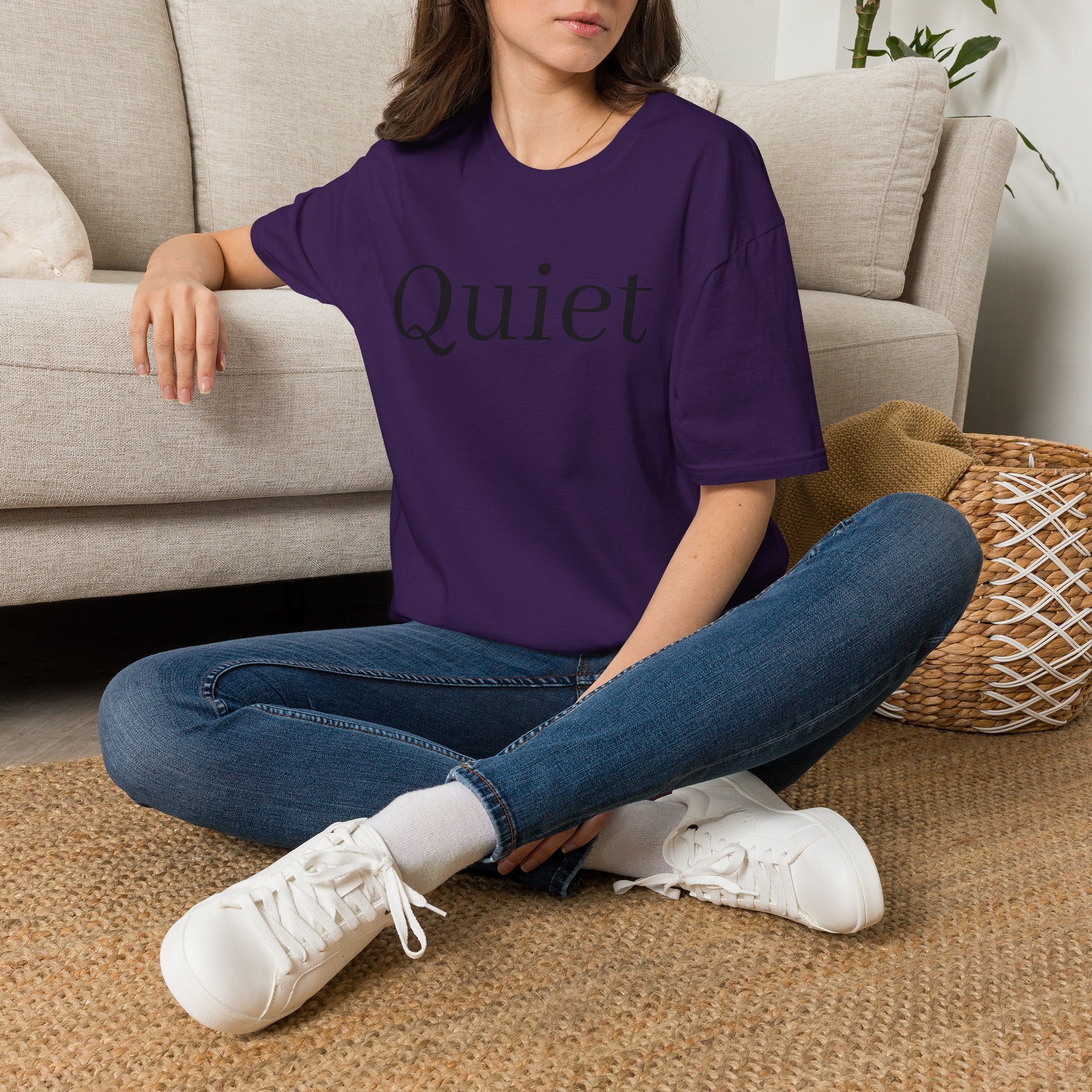 Quiet / Strength Tee — Unseen Strength Co