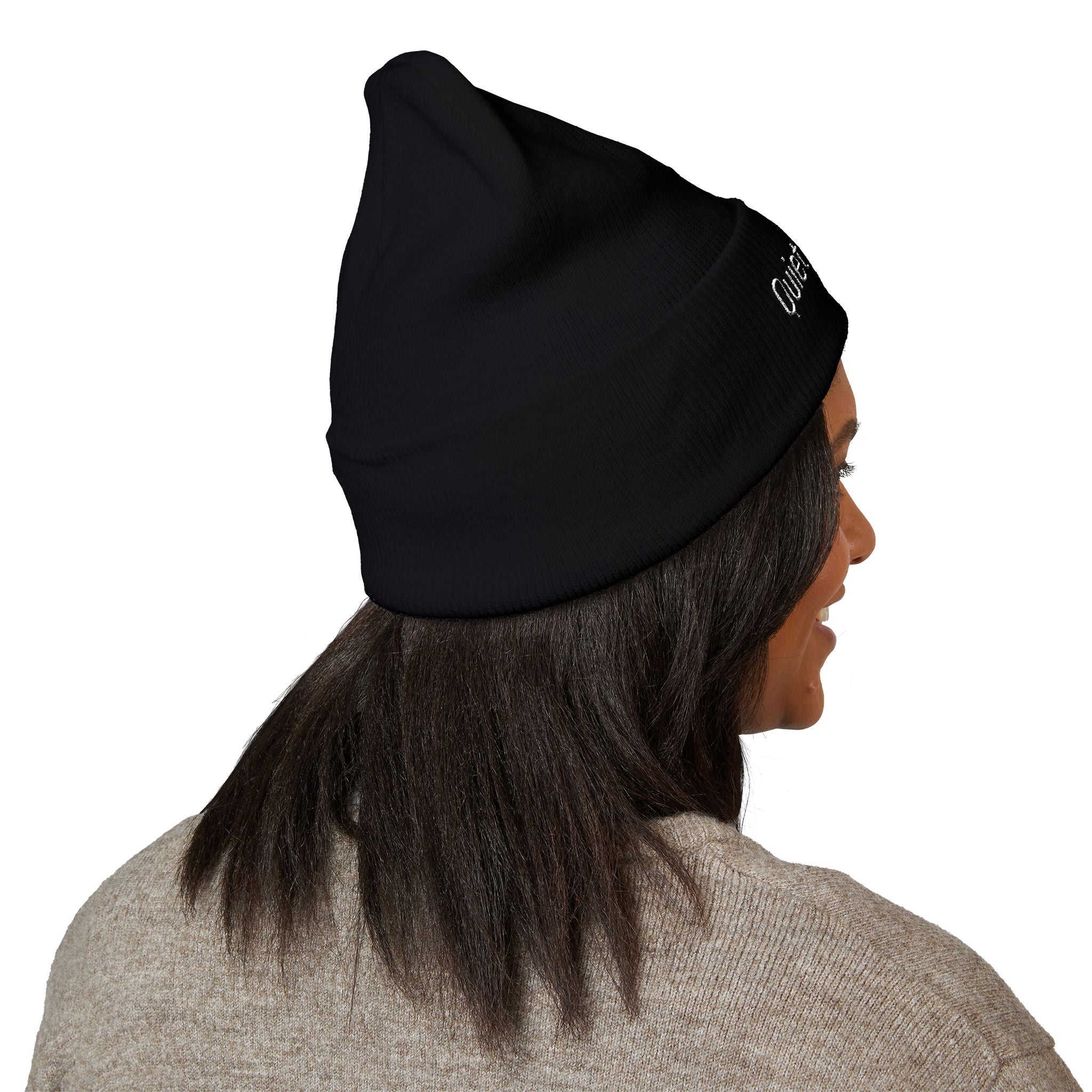 Quiet Strength Embroidered Cuffed Beanie