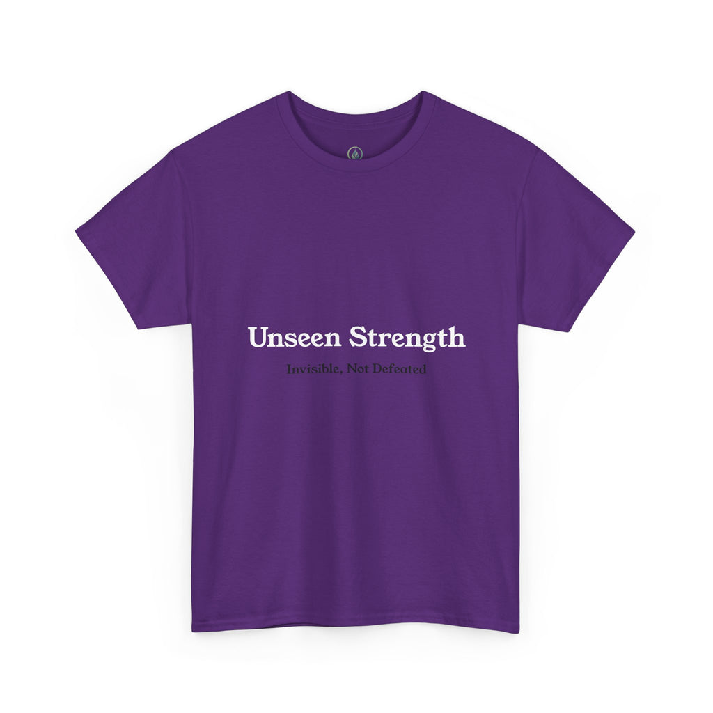 Invisible, Not Defeated Tee — Unseen Strength Co