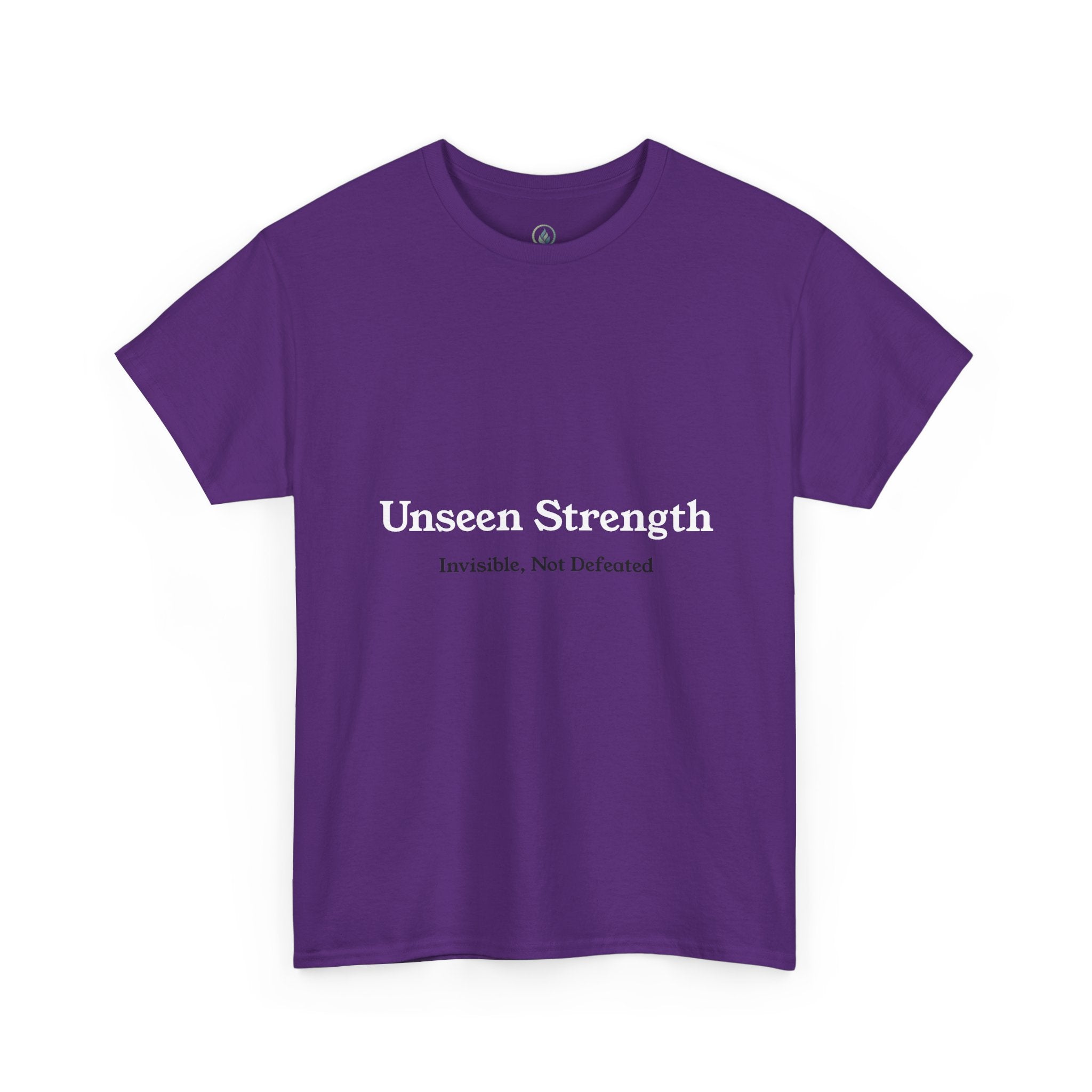 Invisible, Not Defeated Tee — Unseen Strength Co