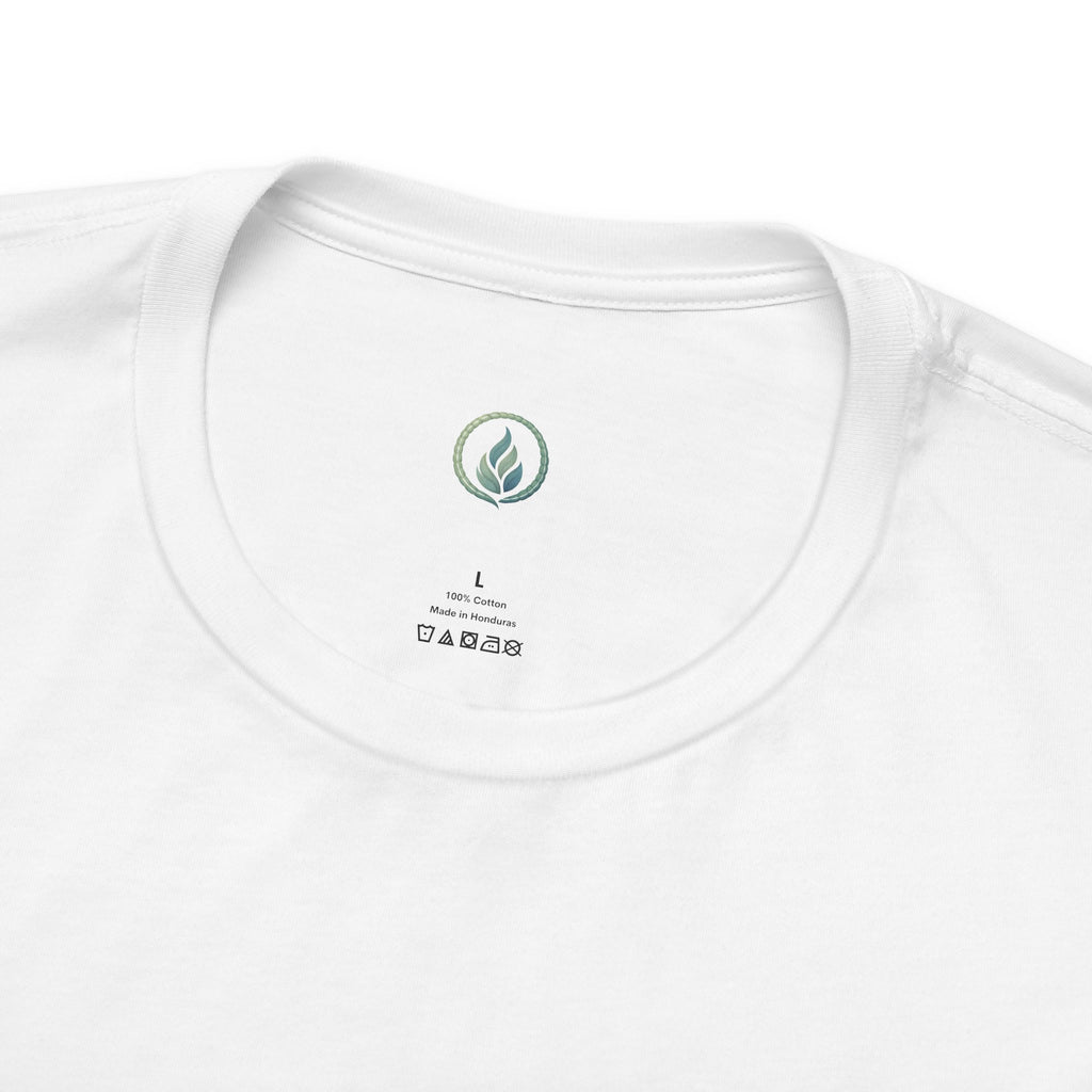 Still Here Tee — Minimal Inspirational White T‑Shirt