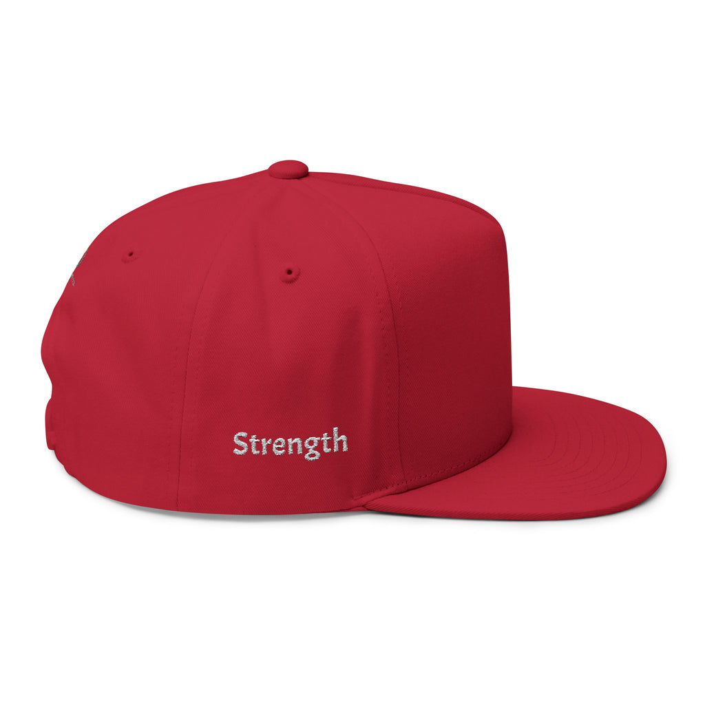 Quiet / Strength Flat Bill Cap — Unseen Strength Co