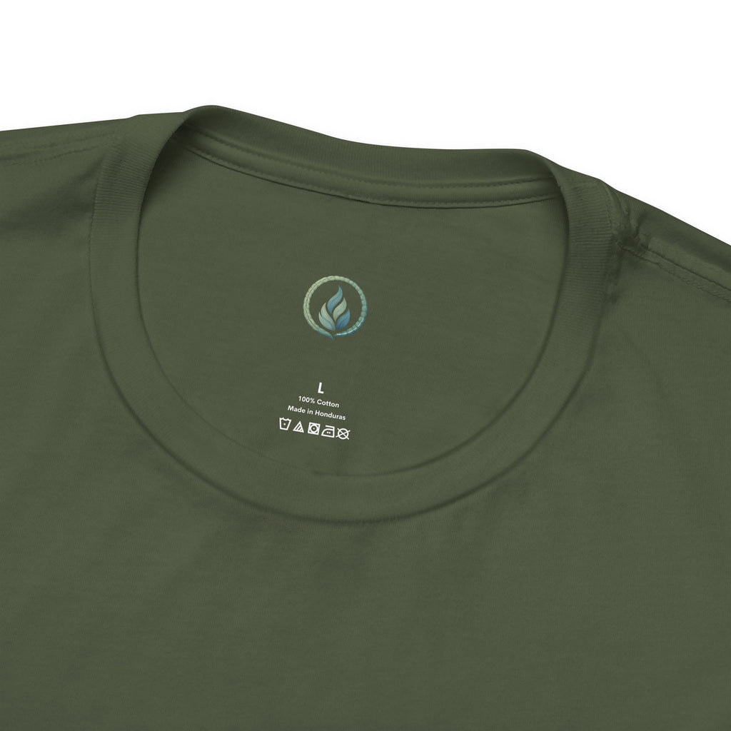Still Here Tee — Minimal Inspirational White T‑Shirt