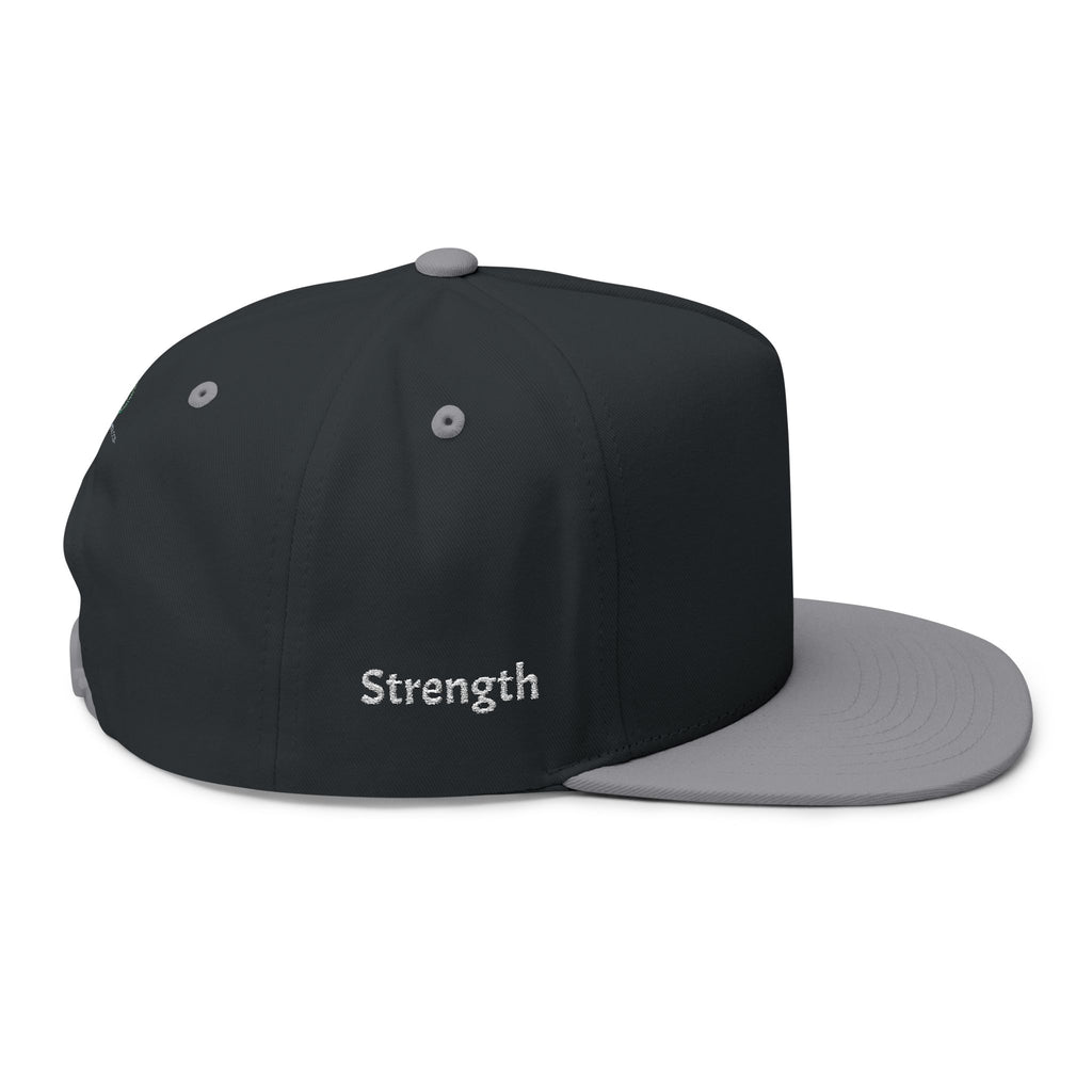 Quiet / Strength Flat Bill Cap — Unseen Strength Co