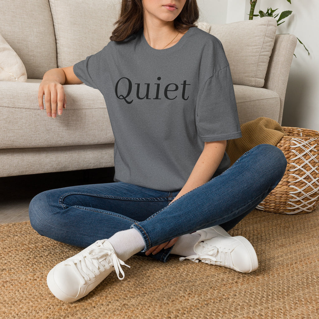 Quiet / Strength Tee — Unseen Strength Co