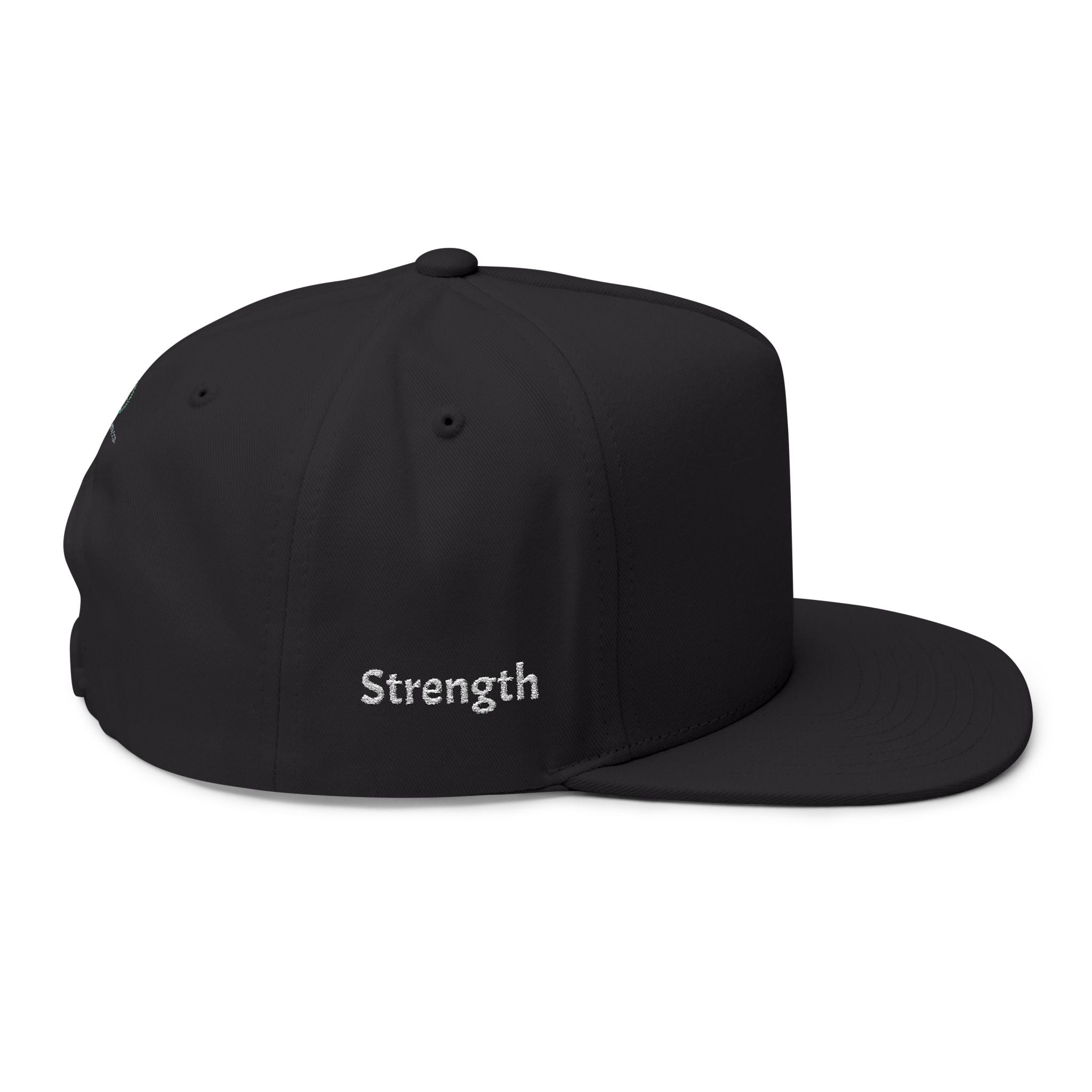 Quiet / Strength Flat Bill Cap — Unseen Strength Co