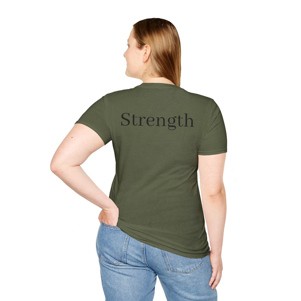 Quiet / Strength Tee — Unseen Strength Co