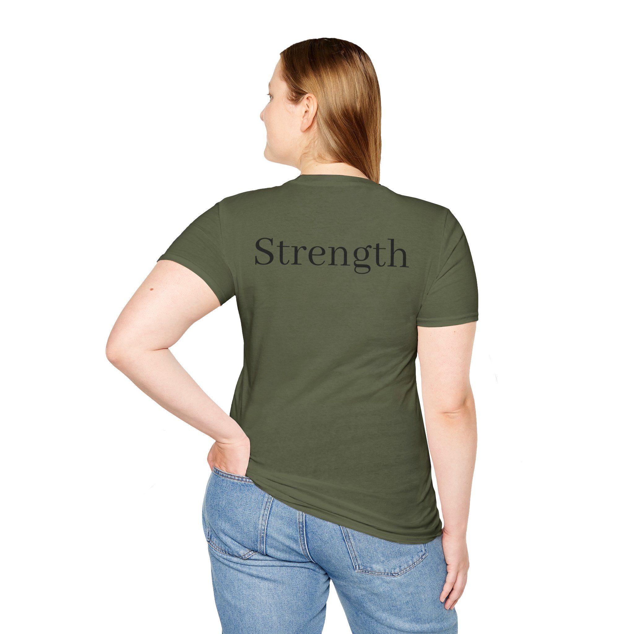 Quiet / Strength Tee — Unseen Strength Co