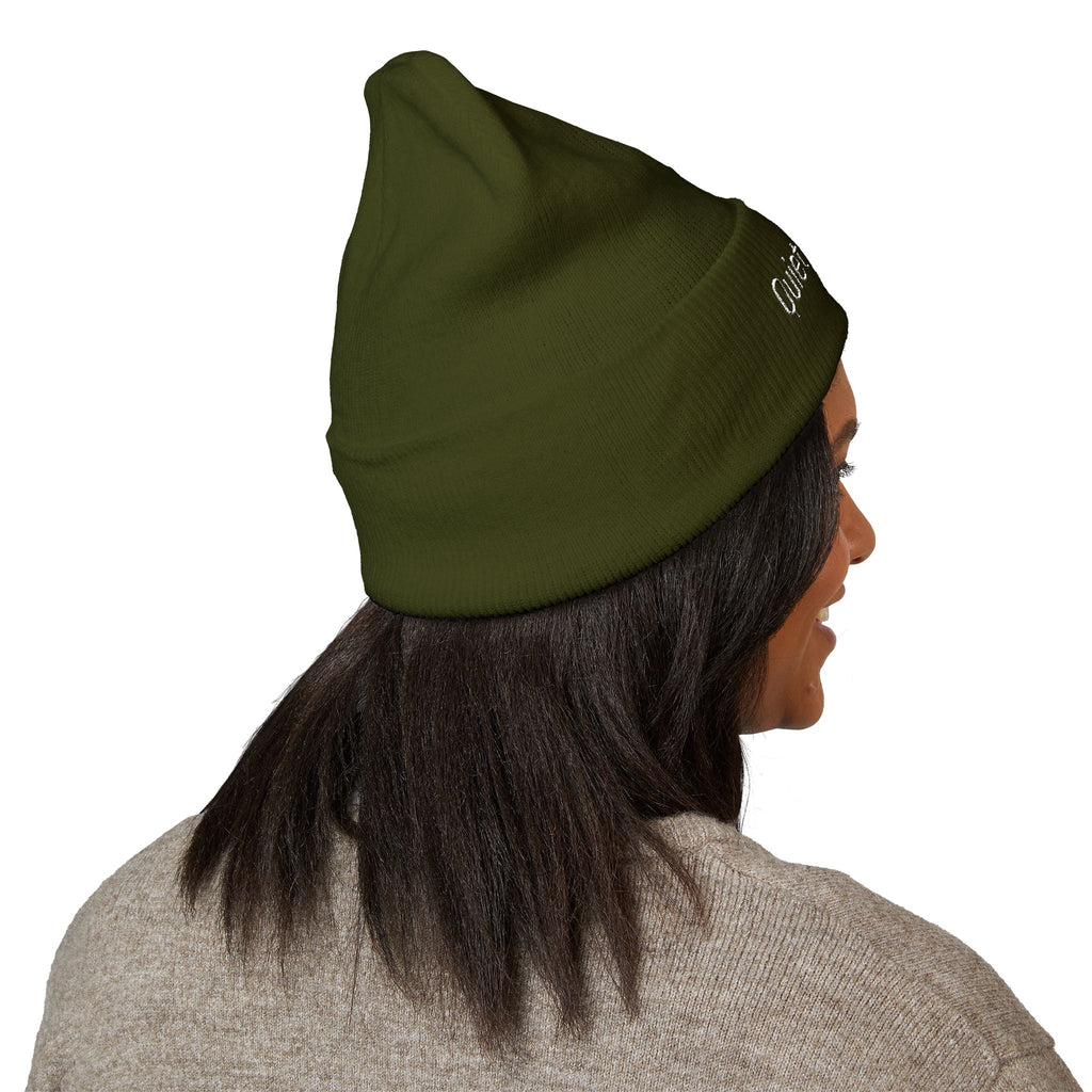 Quiet Strength Embroidered Cuffed Beanie