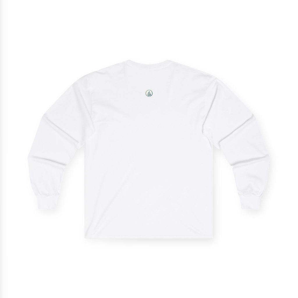 Invisible Not Defeated Long Sleeve Tee — Awareness Strength Graphic