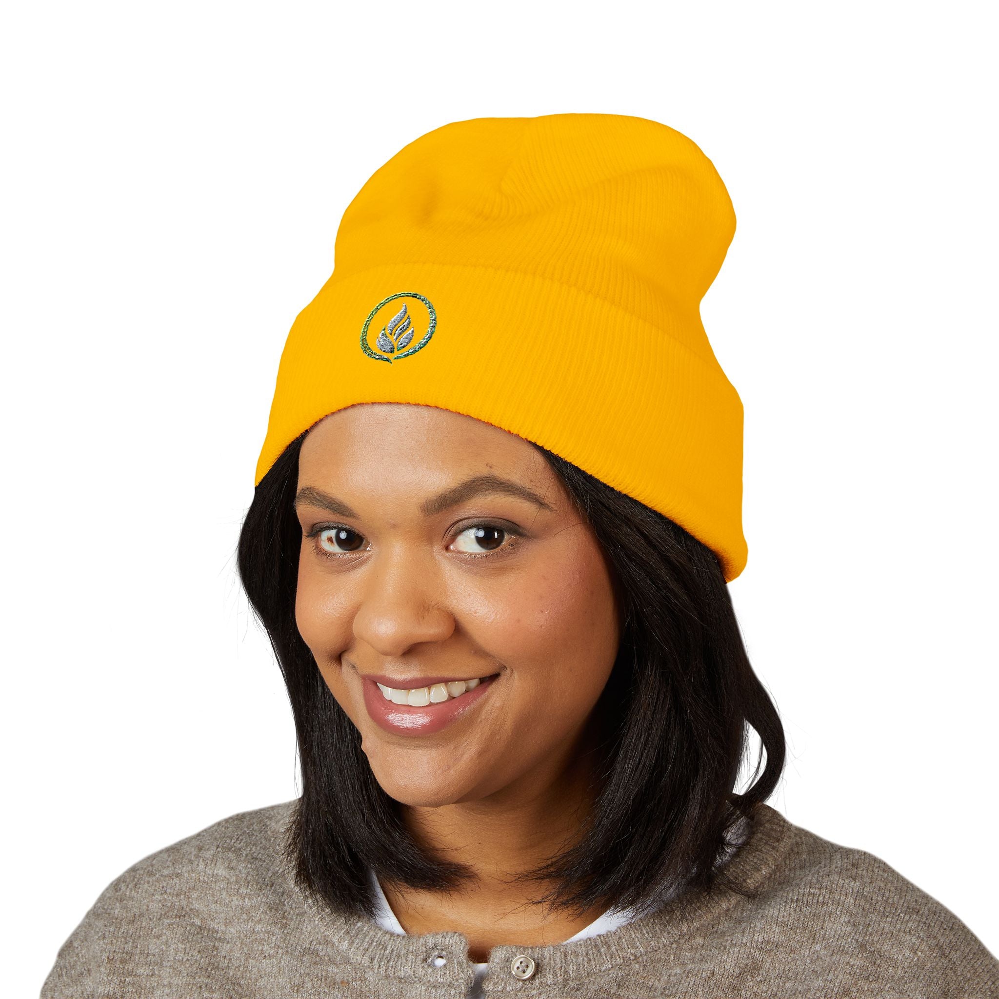Unseen Strength Co Logo Beanie — Embroidered Flame Emblem