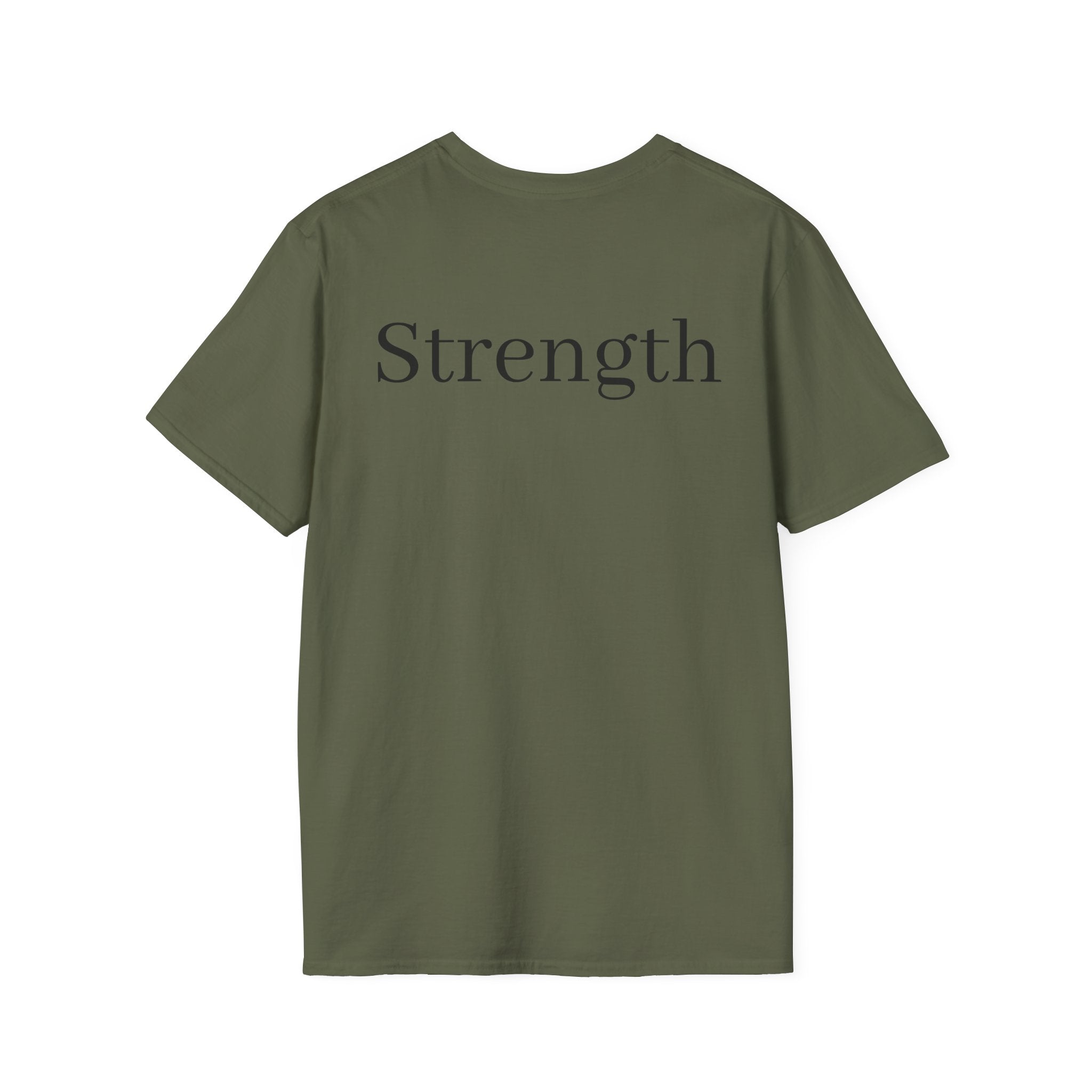 Quiet / Strength Tee — Unseen Strength Co