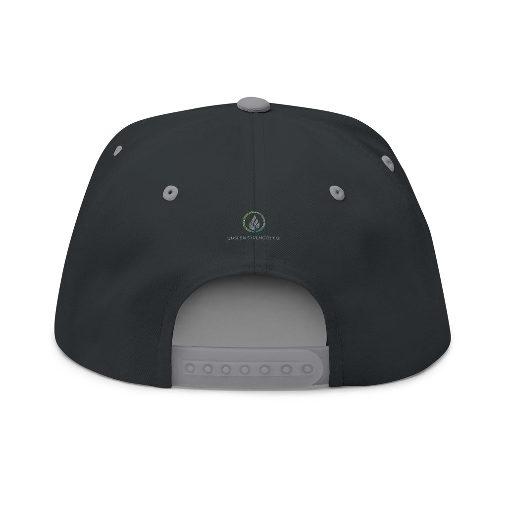 Quiet / Strength Flat Bill Cap — Unseen Strength Co