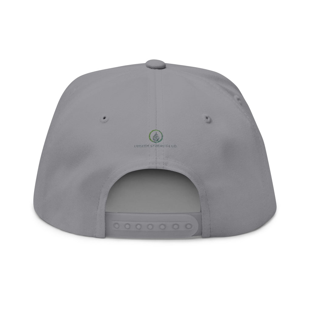 Still Here Flat Bill Cap — Unseen Strength Co