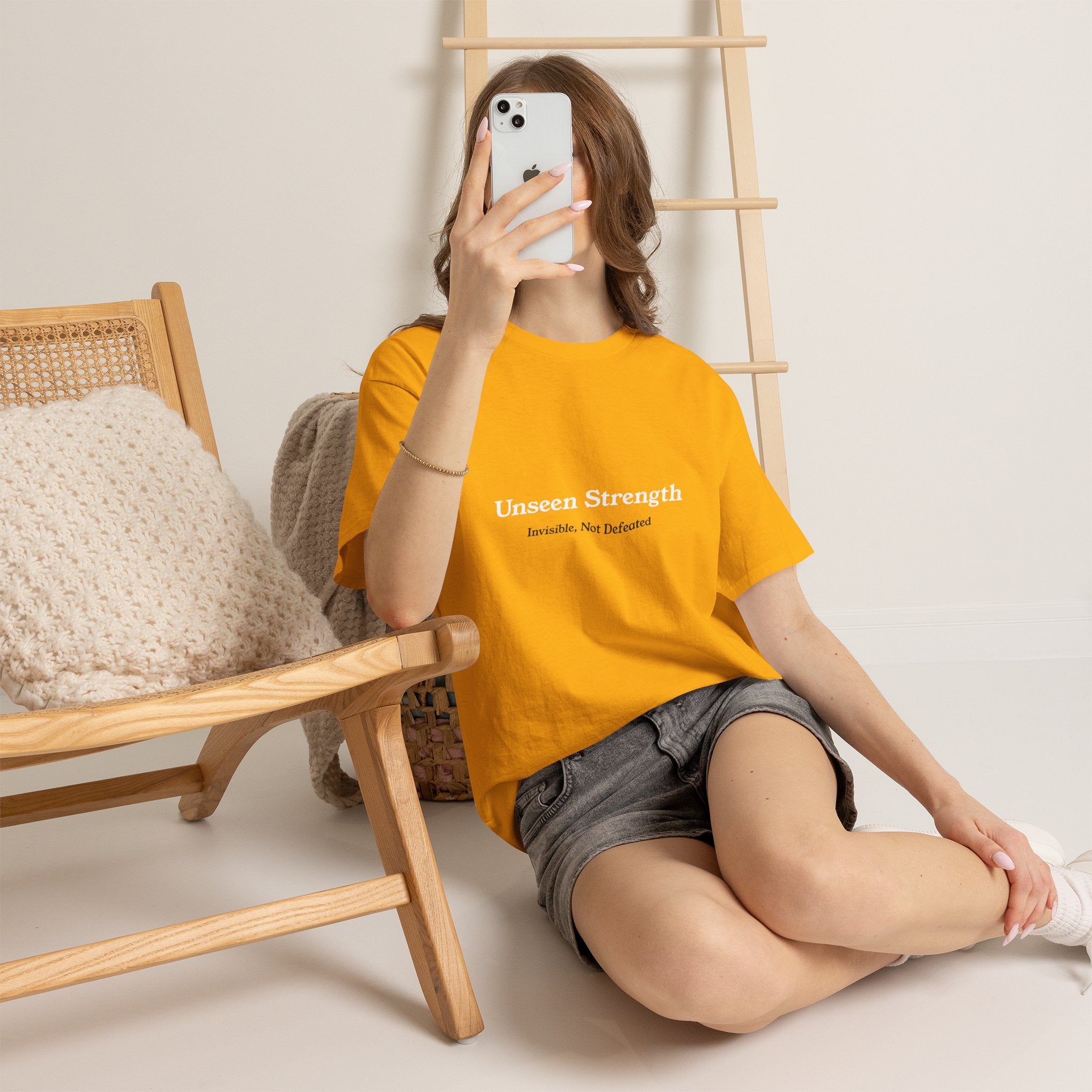 Invisible, Not Defeated Tee — Unseen Strength Co