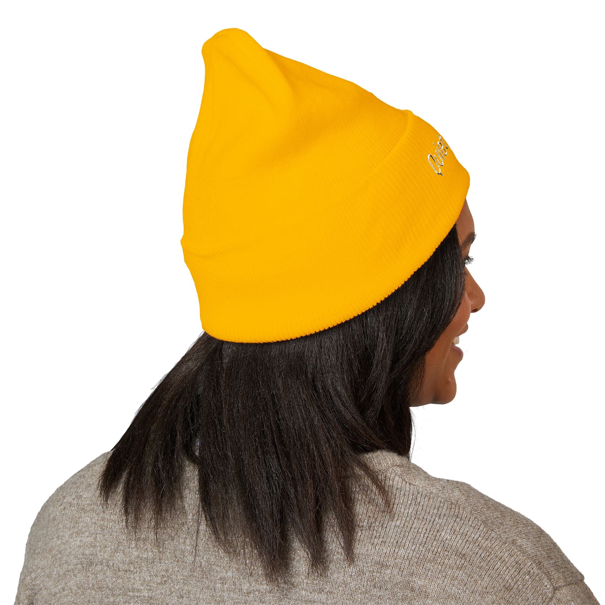 Quiet Strength Embroidered Cuffed Beanie