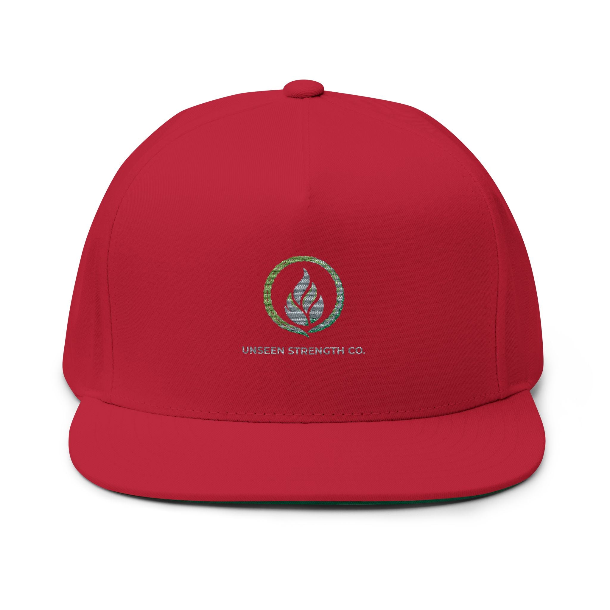Unseen Strength Co Logo Flat Brim Cap