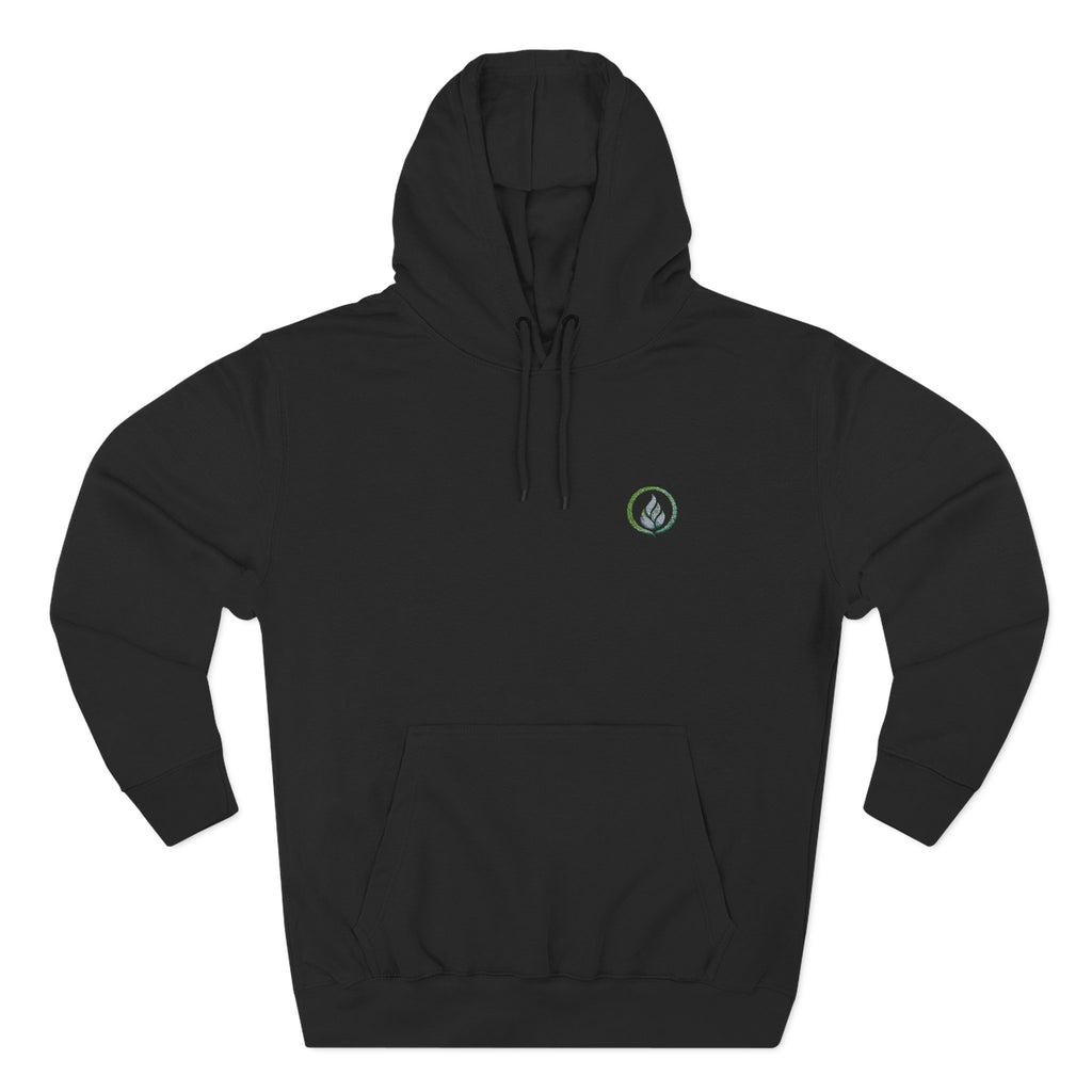 Minimal Flame Logo Hoodie - Unseen Strength Co