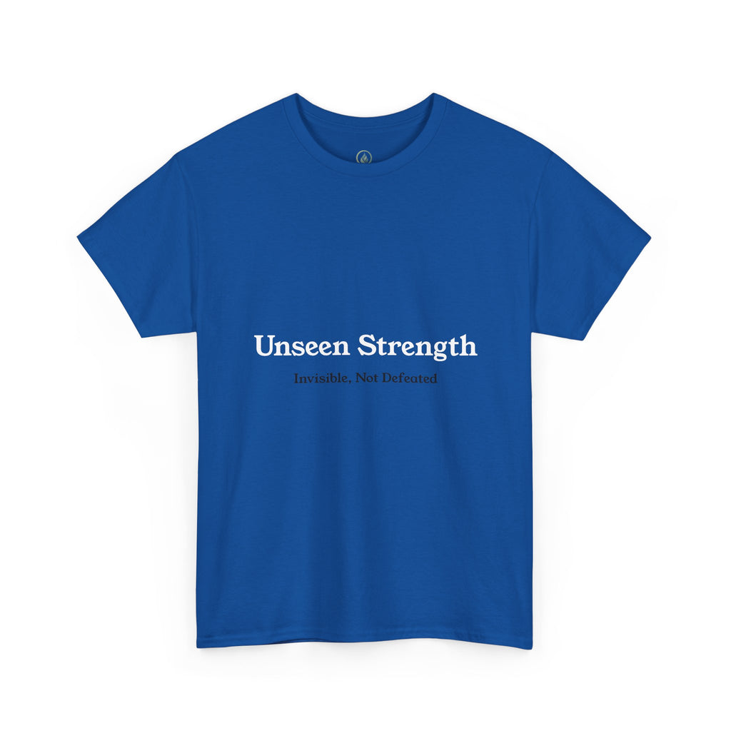 Invisible, Not Defeated Tee — Unseen Strength Co