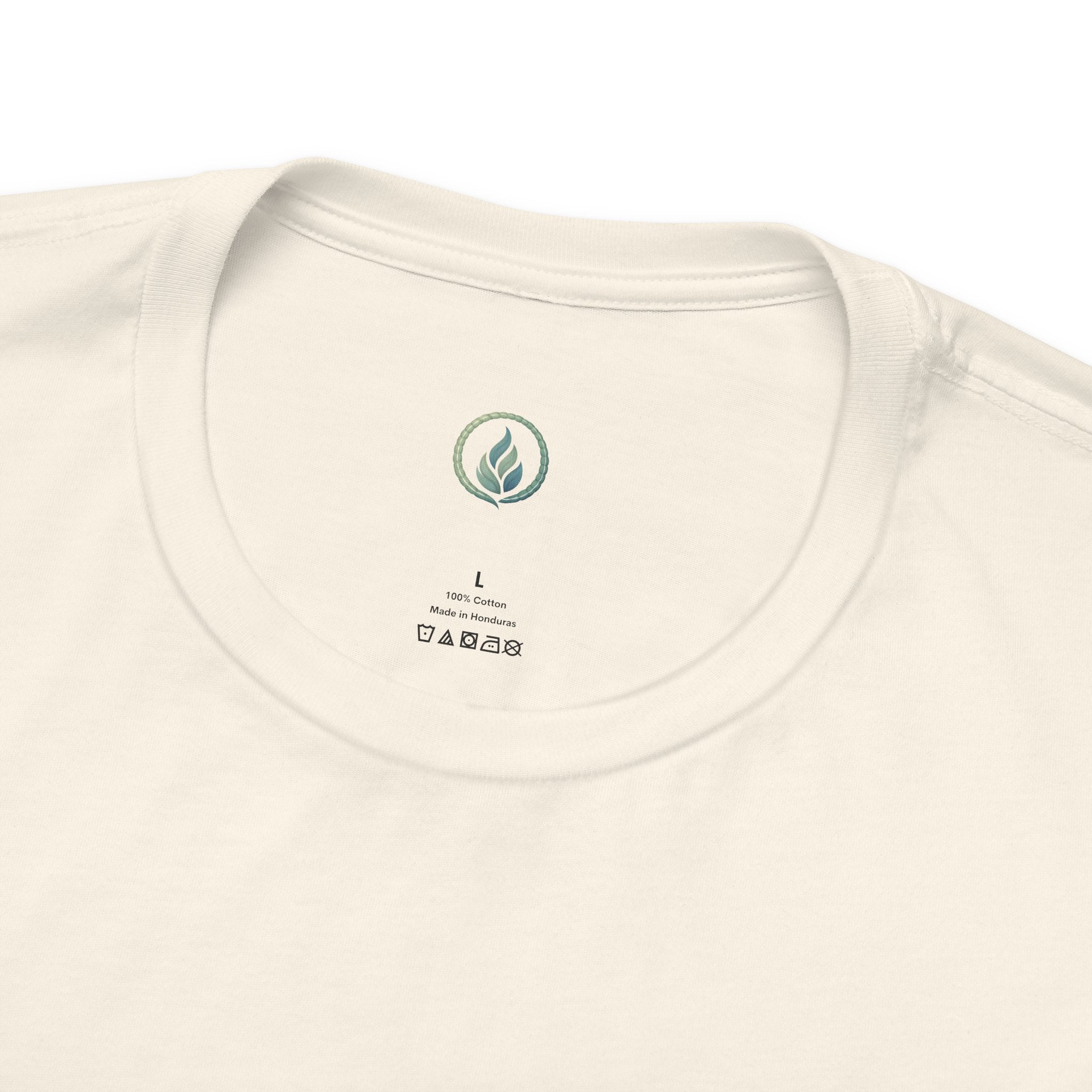 Still Here Tee — Minimal Inspirational White T‑Shirt
