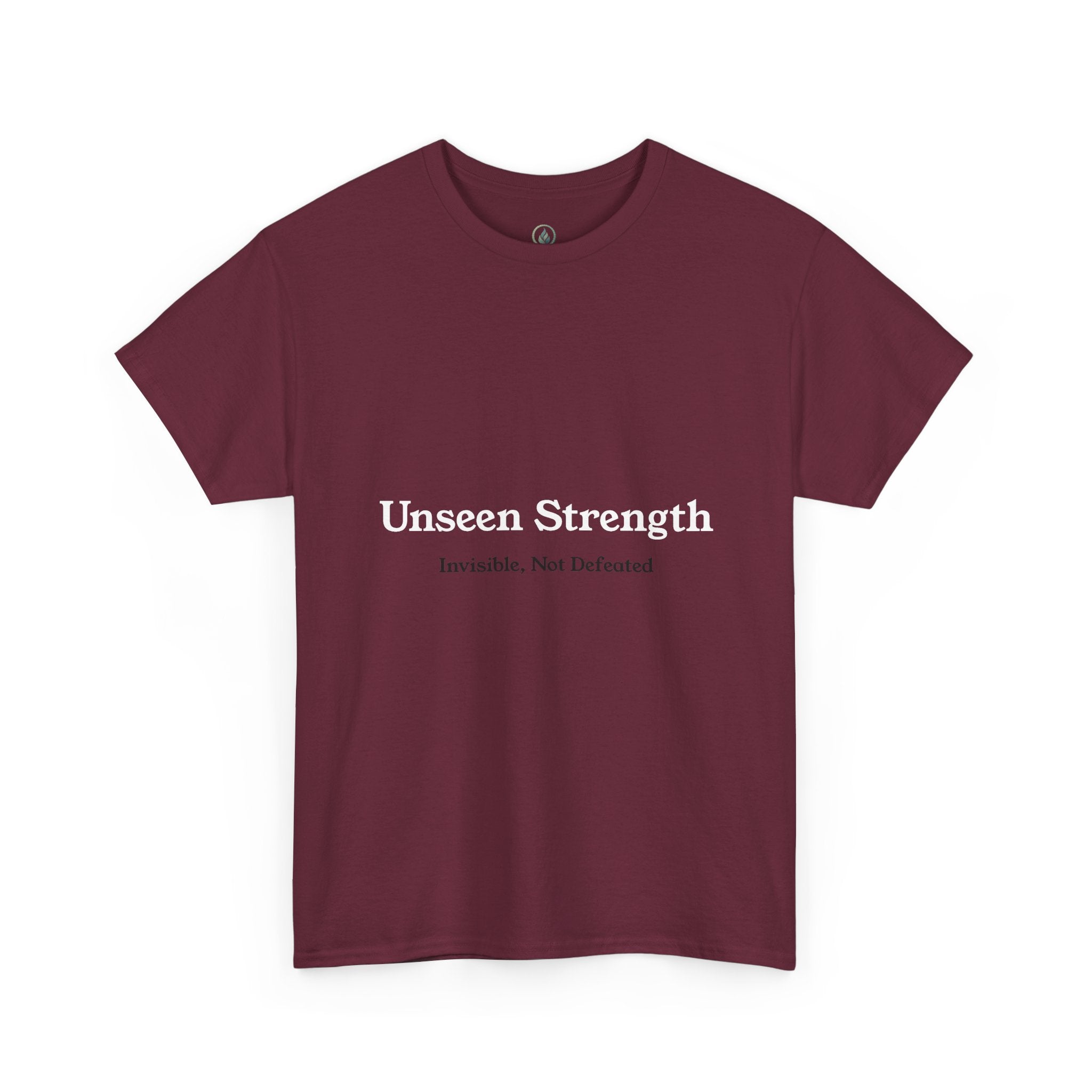 Invisible, Not Defeated Tee — Unseen Strength Co