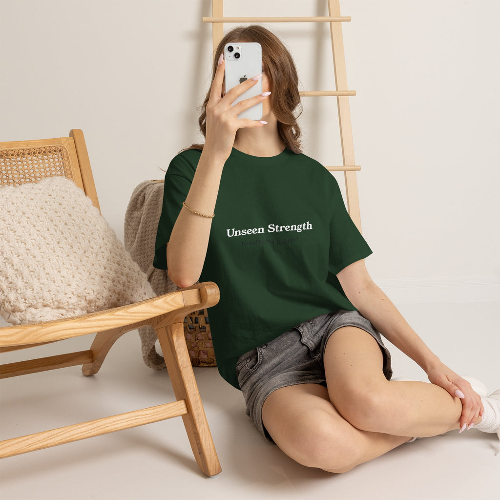 Invisible, Not Defeated Tee — Unseen Strength Co