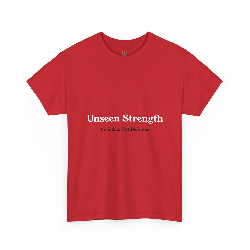 Invisible, Not Defeated Tee — Unseen Strength Co