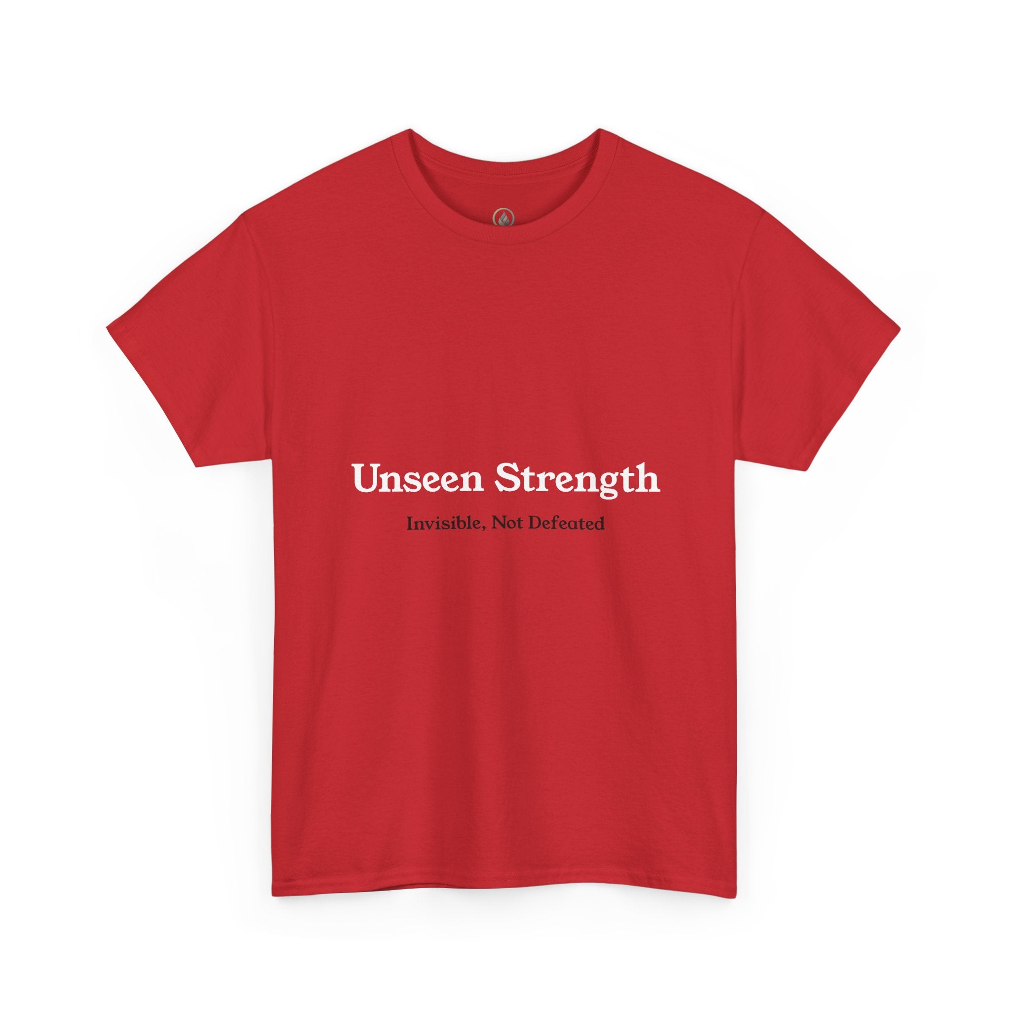Invisible, Not Defeated Tee — Unseen Strength Co
