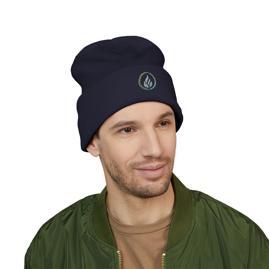 Unseen Strength Co Logo Beanie — Embroidered Flame Emblem
