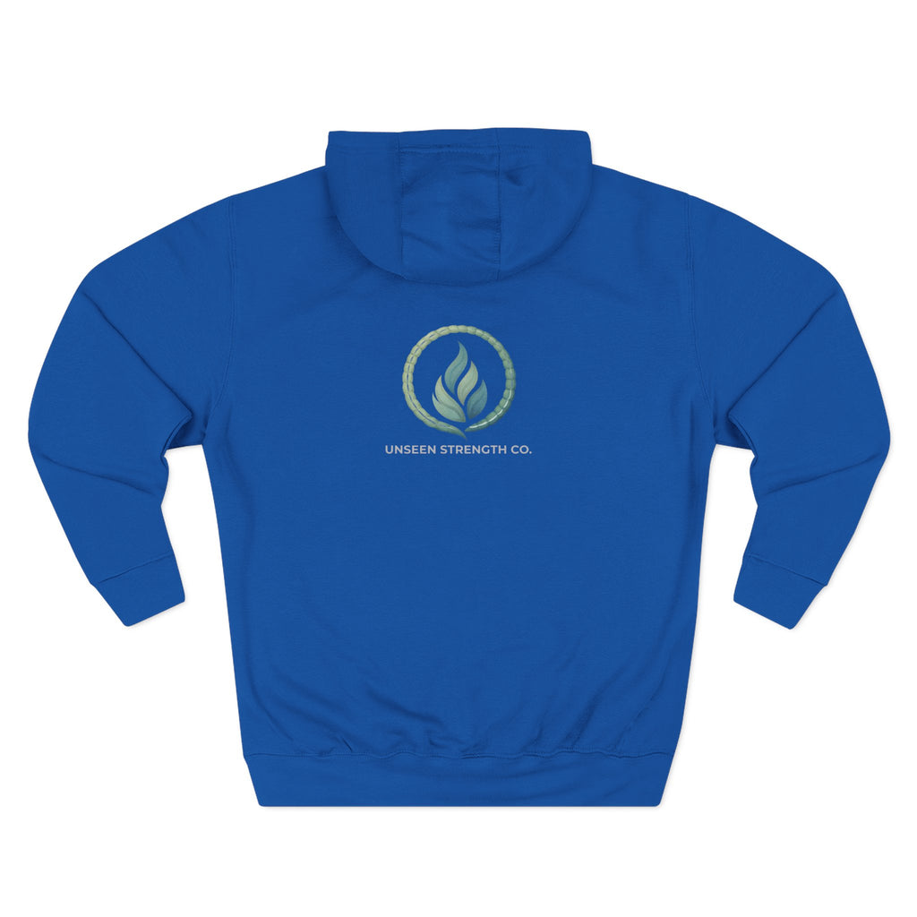 You Can't See My Fight Hoodie — Mental Health Awareness Fleece Pullover
