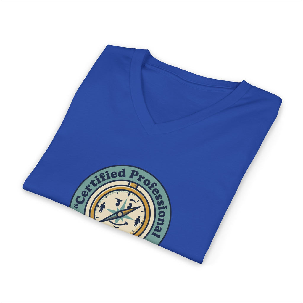 Bathroom Finder V-Neck Tee - Unseen Strength Co