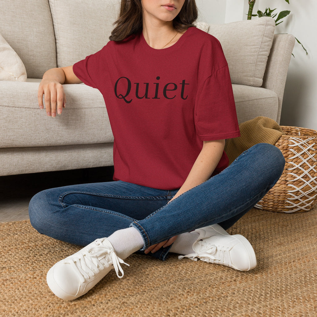 Quiet / Strength Tee — Unseen Strength Co